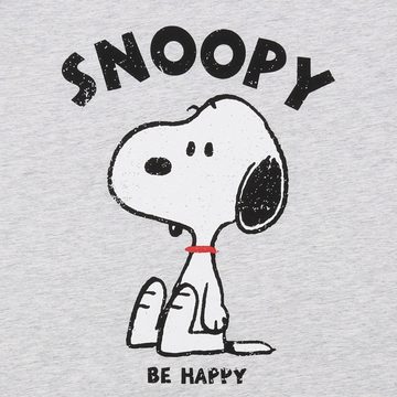 Sarcia.eu Schlafanzug Snoopy Grauer Sommerpyjama für Damen, kurze Ärmel, Rüschen M