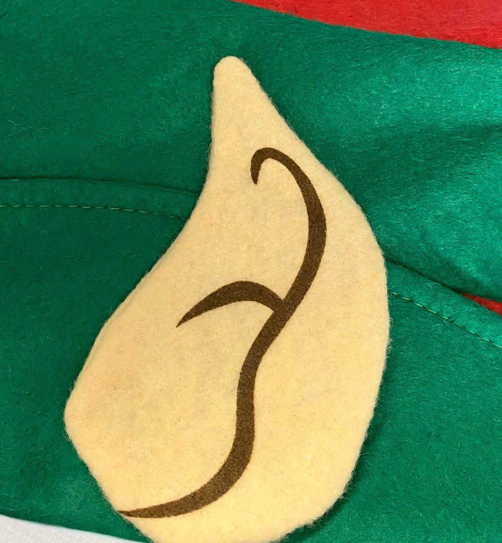 Fries Kostüm Hut Elfen Wichtel mit Ohren und Bommel Weihnachten Nikolaus Ka günstig online kaufen