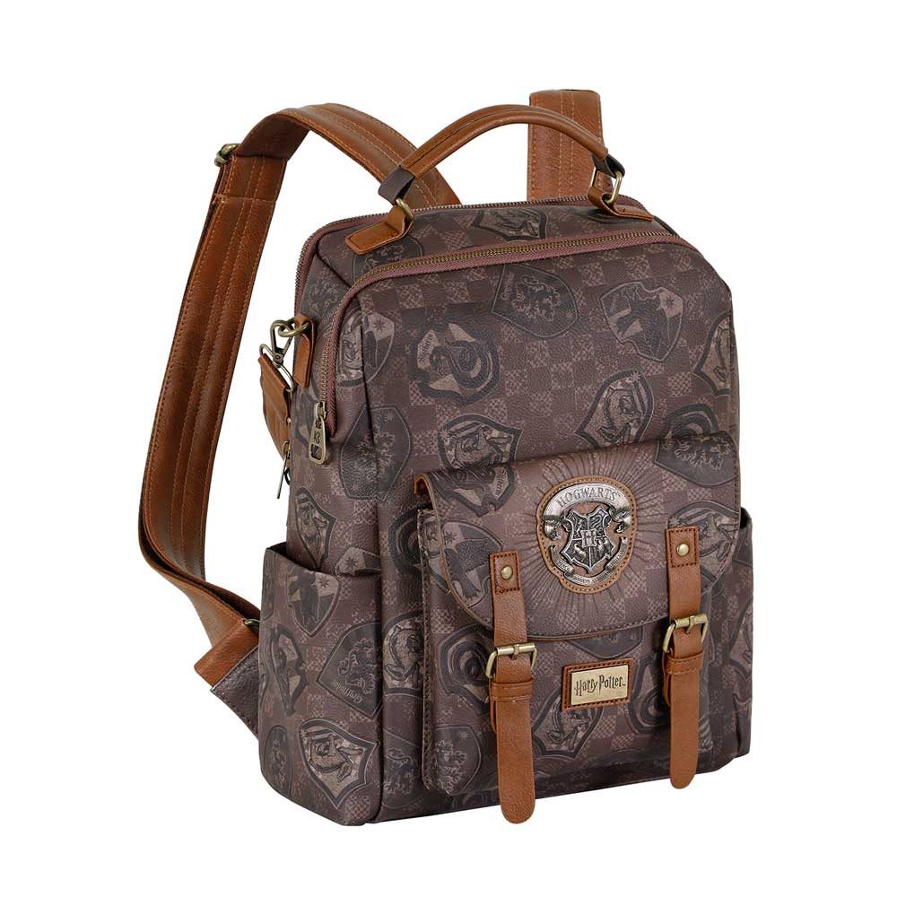 Karactermania Laptoprucksack Harry Potter Rucksack Freizeitrucksack Alltagsrucksack Steampunk, Hogwarts Emblem