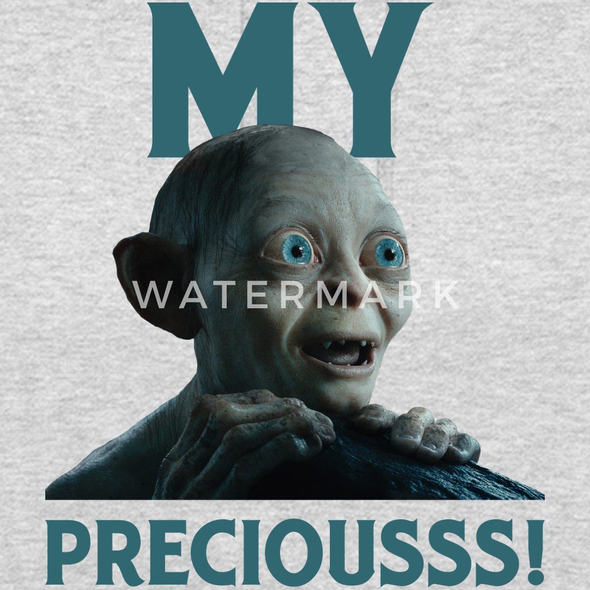 Spreadshirt Hoodie Der Hobbit Witziges Gollum-Design Mein Schatz Unisex Hoodie (1-tlg)