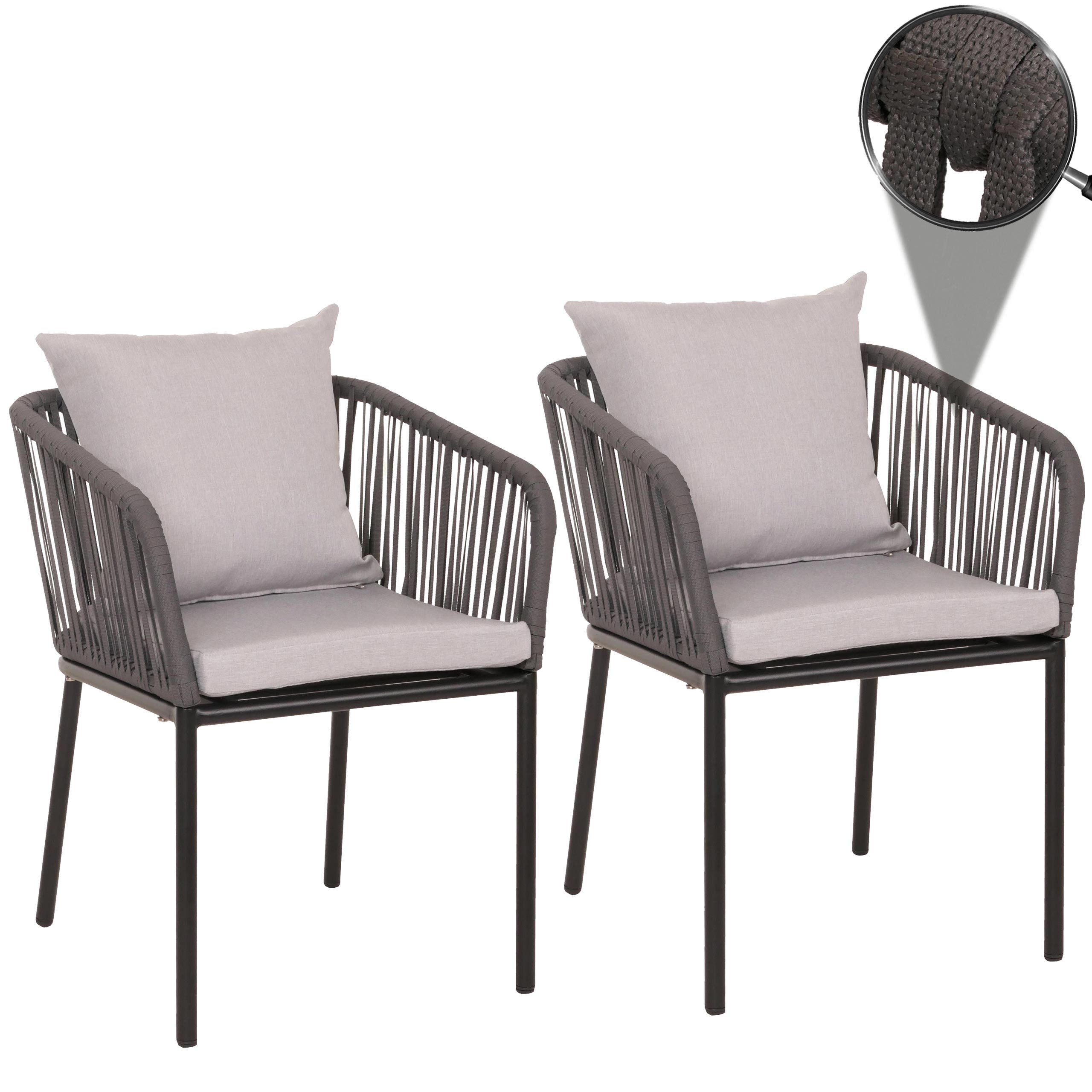 MCW Gartenstuhl MCW-N41-S (1 St), Inklusive Sitzkissen