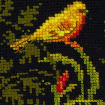Riolis Kreativset Riolis Kreuzstich-Set "Kosmetiktasche Iris", Zählmuster, (embroidery kit by Marussia)