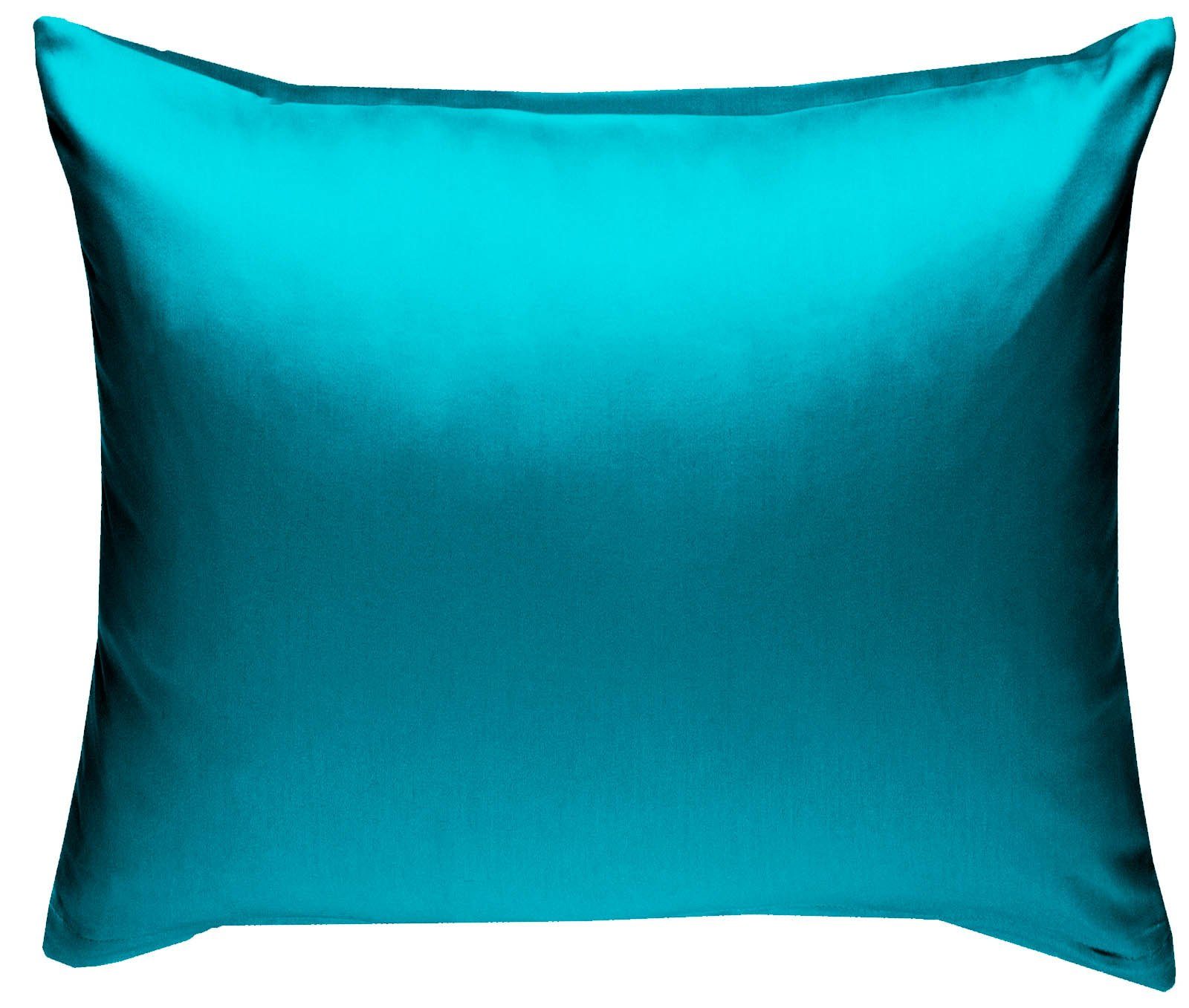 BETTWAESCHE-MIT-STIL Kissenbezug Mako Satin Kissenbezug uni einfarbig, (1 Stück)