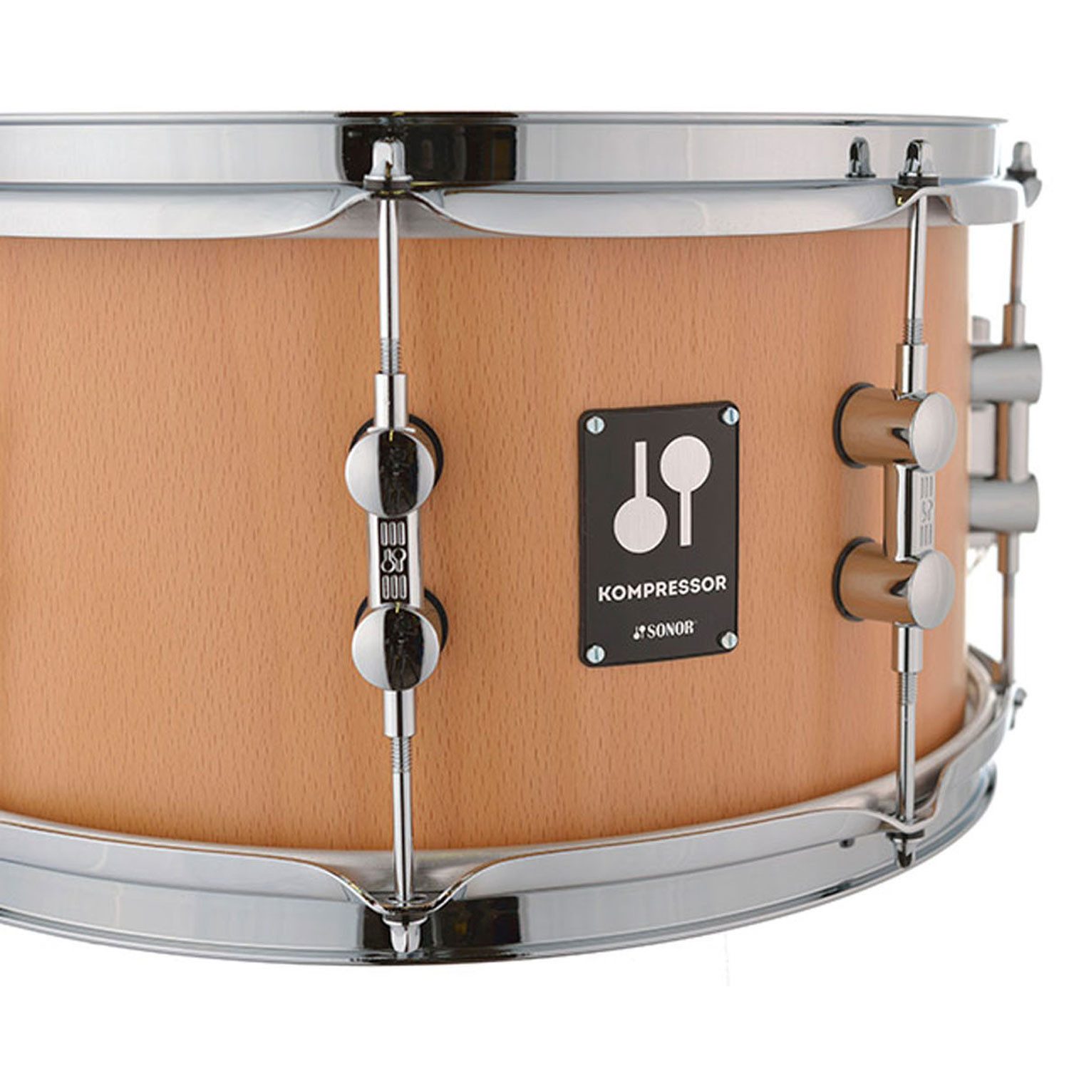 SONOR Snare Drum Sonor Snare-Drum KS 1307 SDW Kompressor Serie Buche