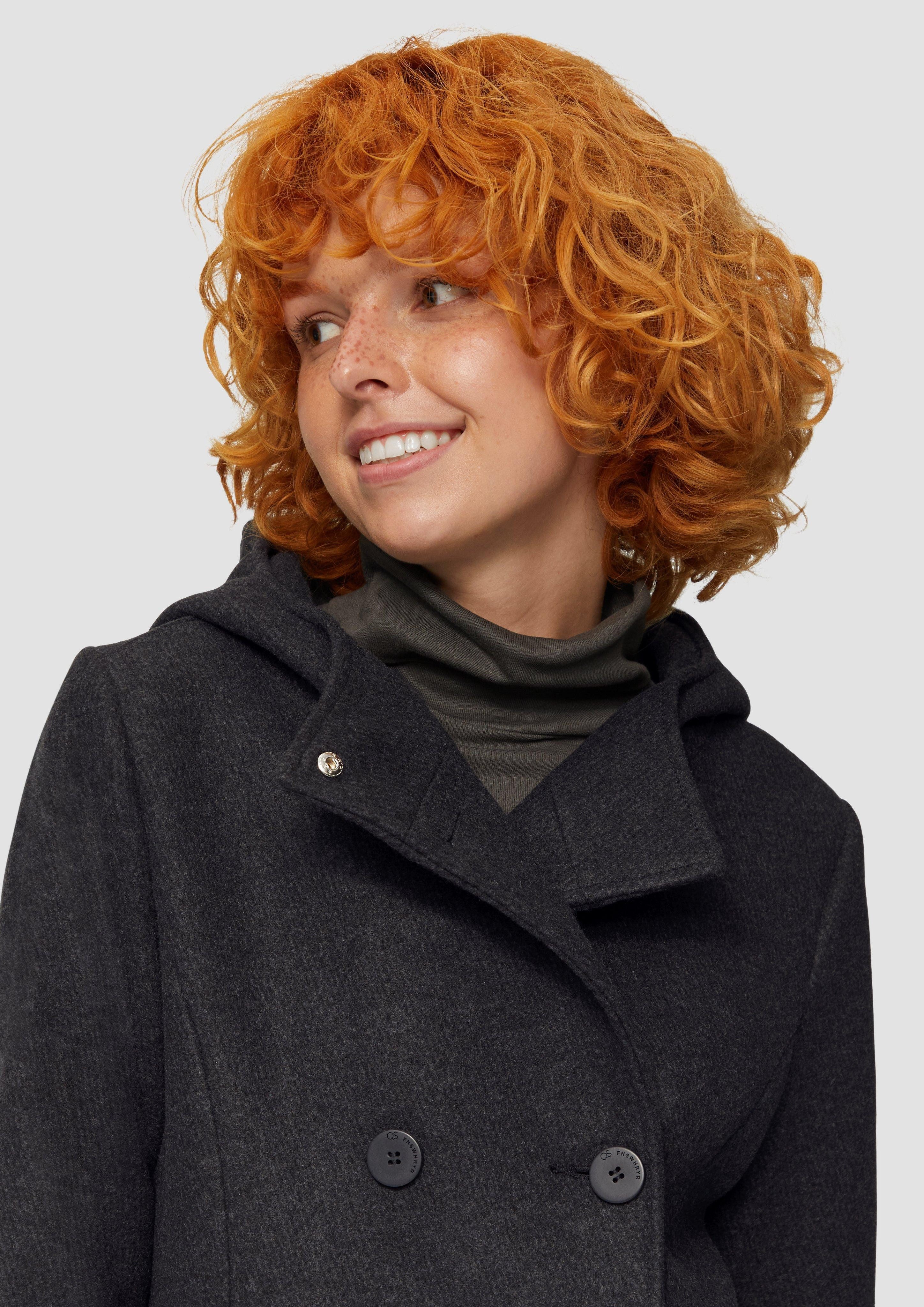 QS Outdoorjacke Jacke mit Kapuze in günstig online kaufen