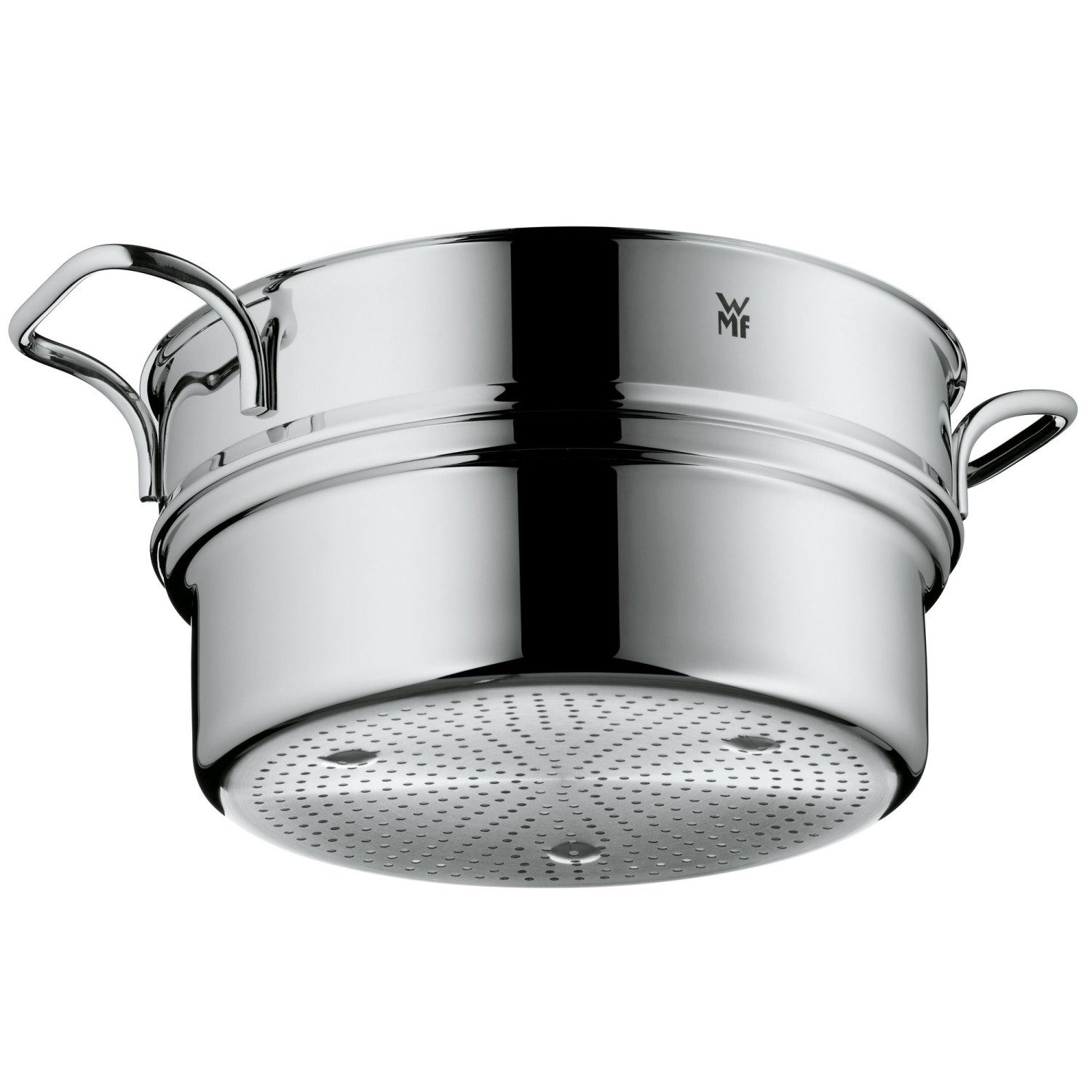 WMF Dampfgartopf ProfiSelect 24 cm Dämpfereinsatz, Küchen-Dampfgarer, Silber