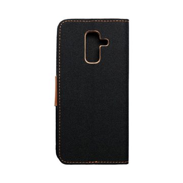 König Design Handyhülle Samsung Galaxy A6 Plus (2018), Schutzhülle Schutztasche Case Cover Etuis Wallet Klapptasche Bookstyle