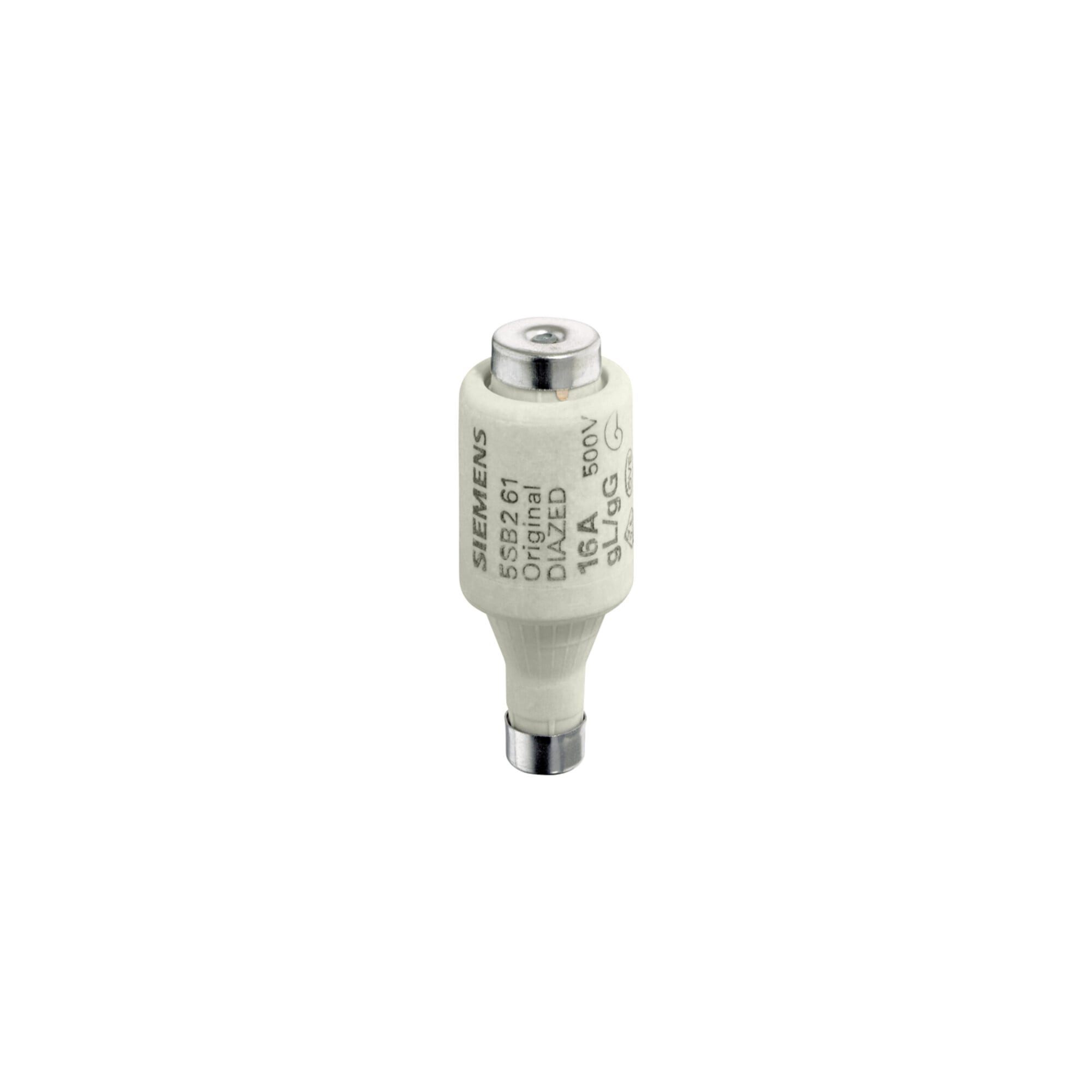 SIEMENS Sicherungshalter Siemens Indus.Sector Diazed-Sicherungseinsatz gG DII 16A 500V 5SB2611