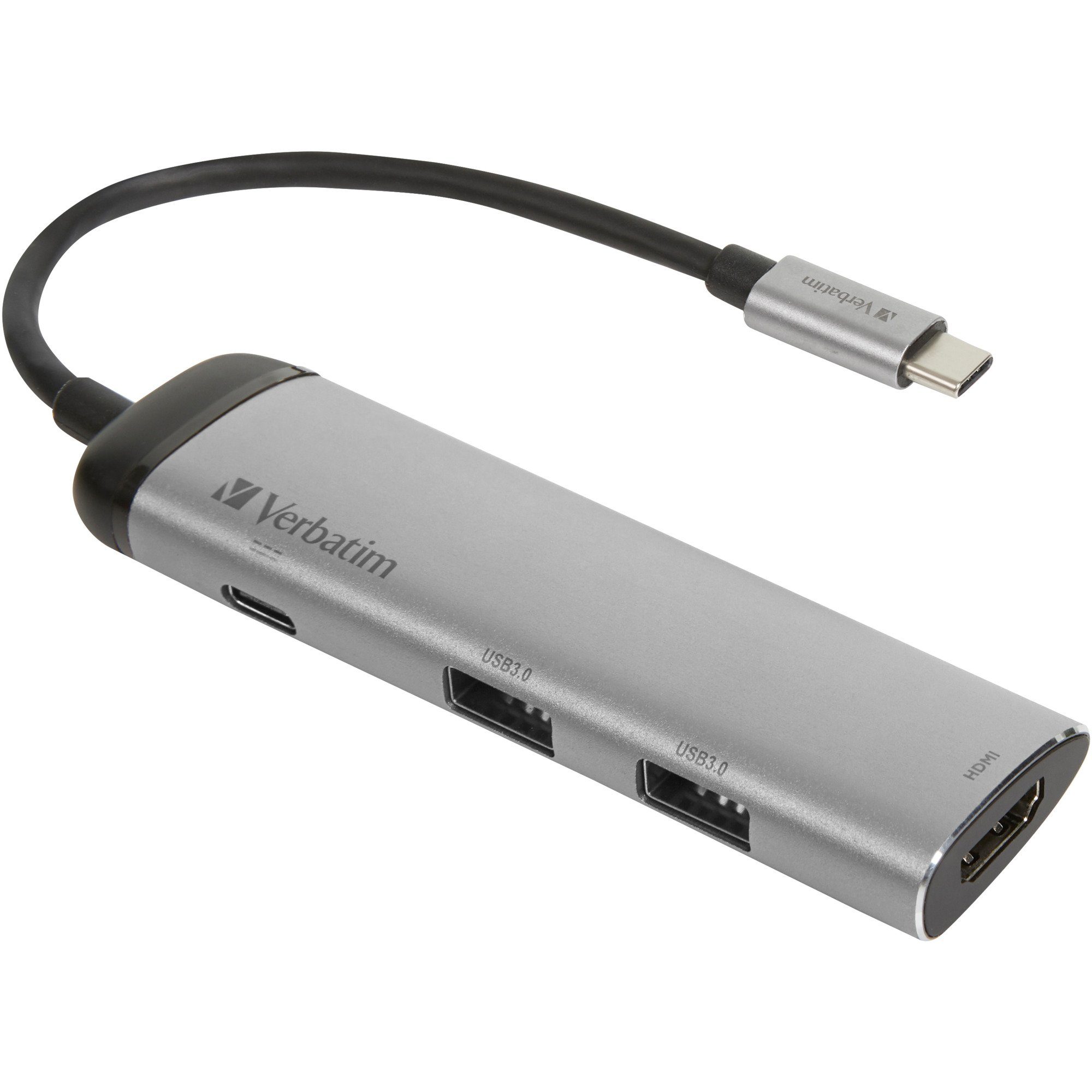Verbatim USB 3.2 Gen 1 Multiport-Hub, USB-C USB-Kabel