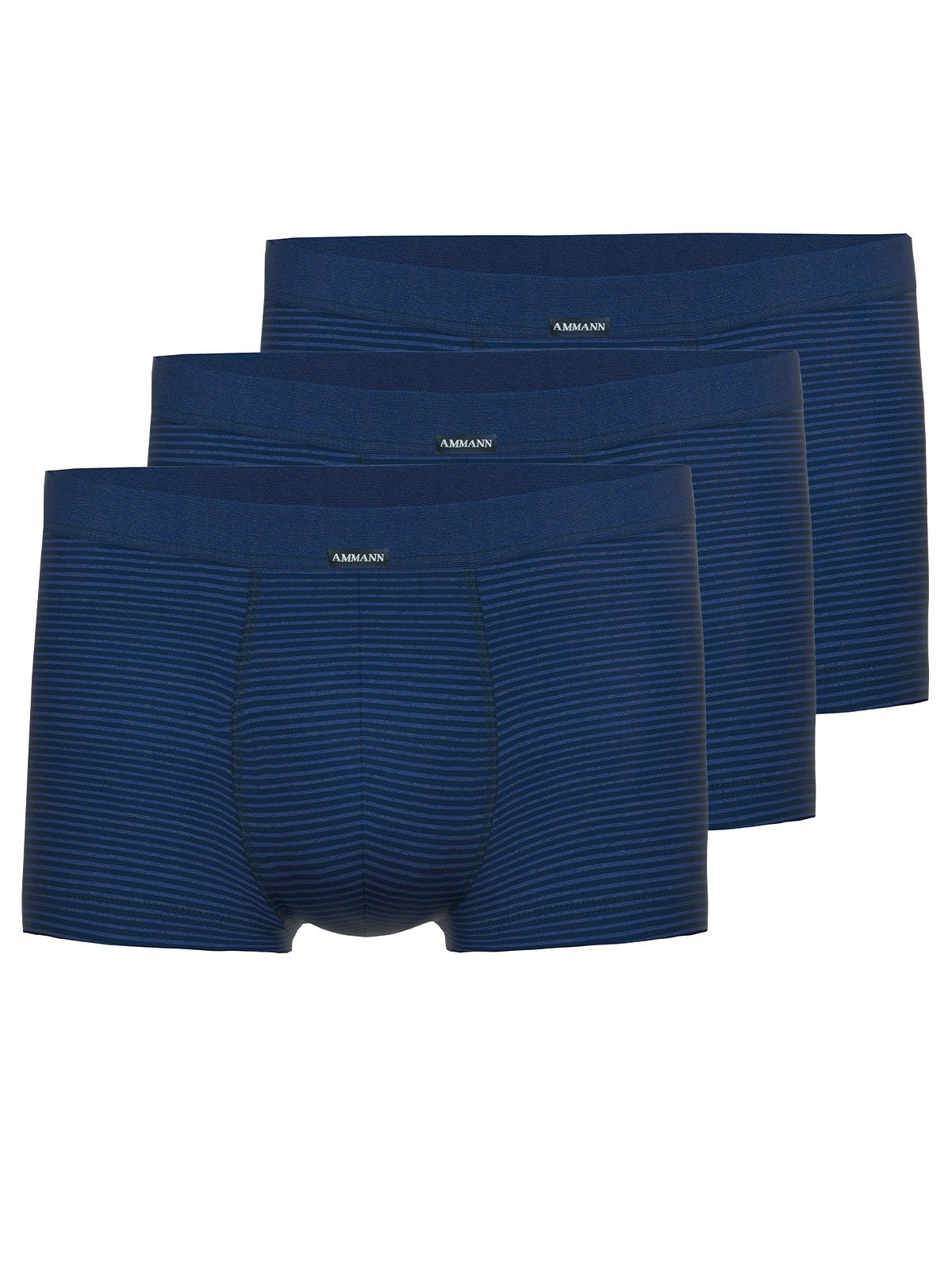 Boxershorts 3er Pack Retro Short Day Classic / Jeans Feinripp