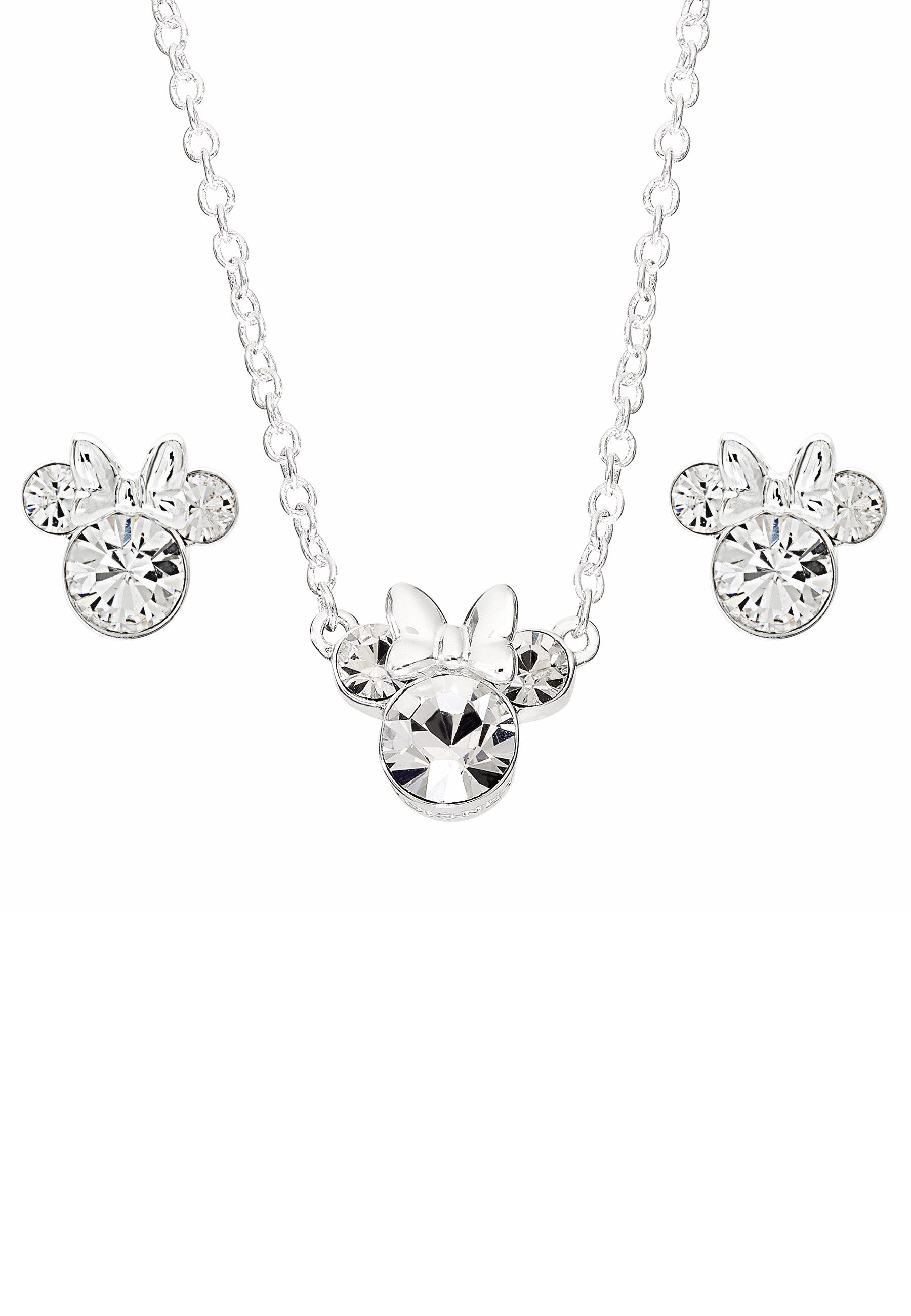 DISNEY Jewelry Collier Disney Minnie Mouse Halskette und Ohrstecker-Set (Set)