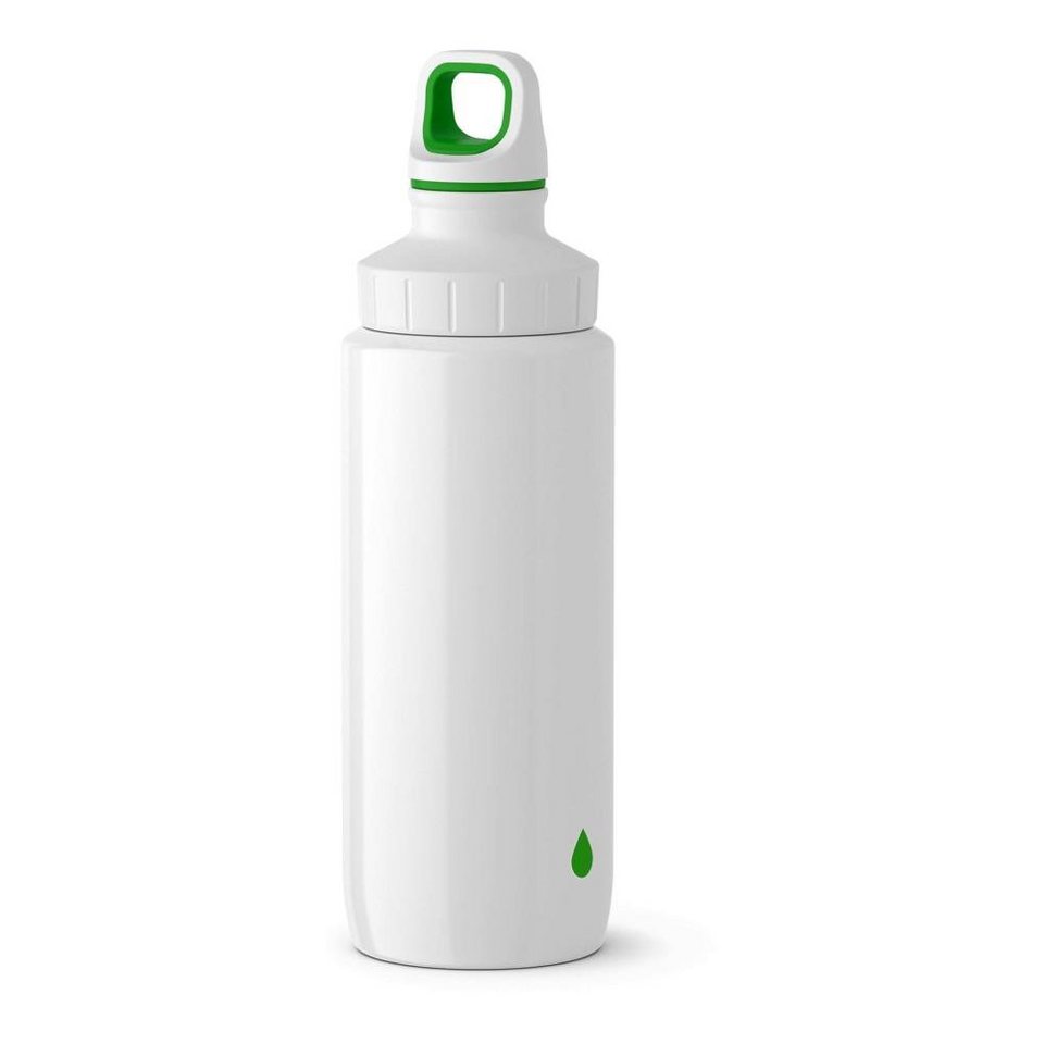 Emsa Trinkflasche Trinkflasche Light Steel Drink2Go green