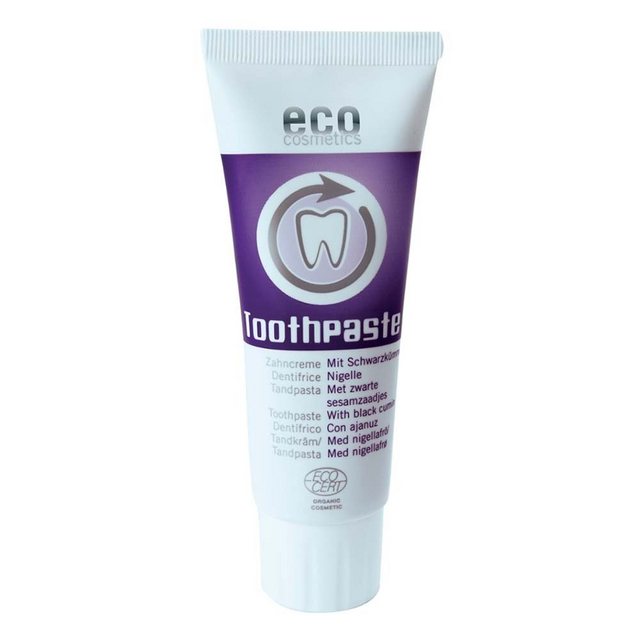 Eco Cosmetics Zahnpasta Teeth – Zahncreme Schwarzkümmel 75ml, (1-St)