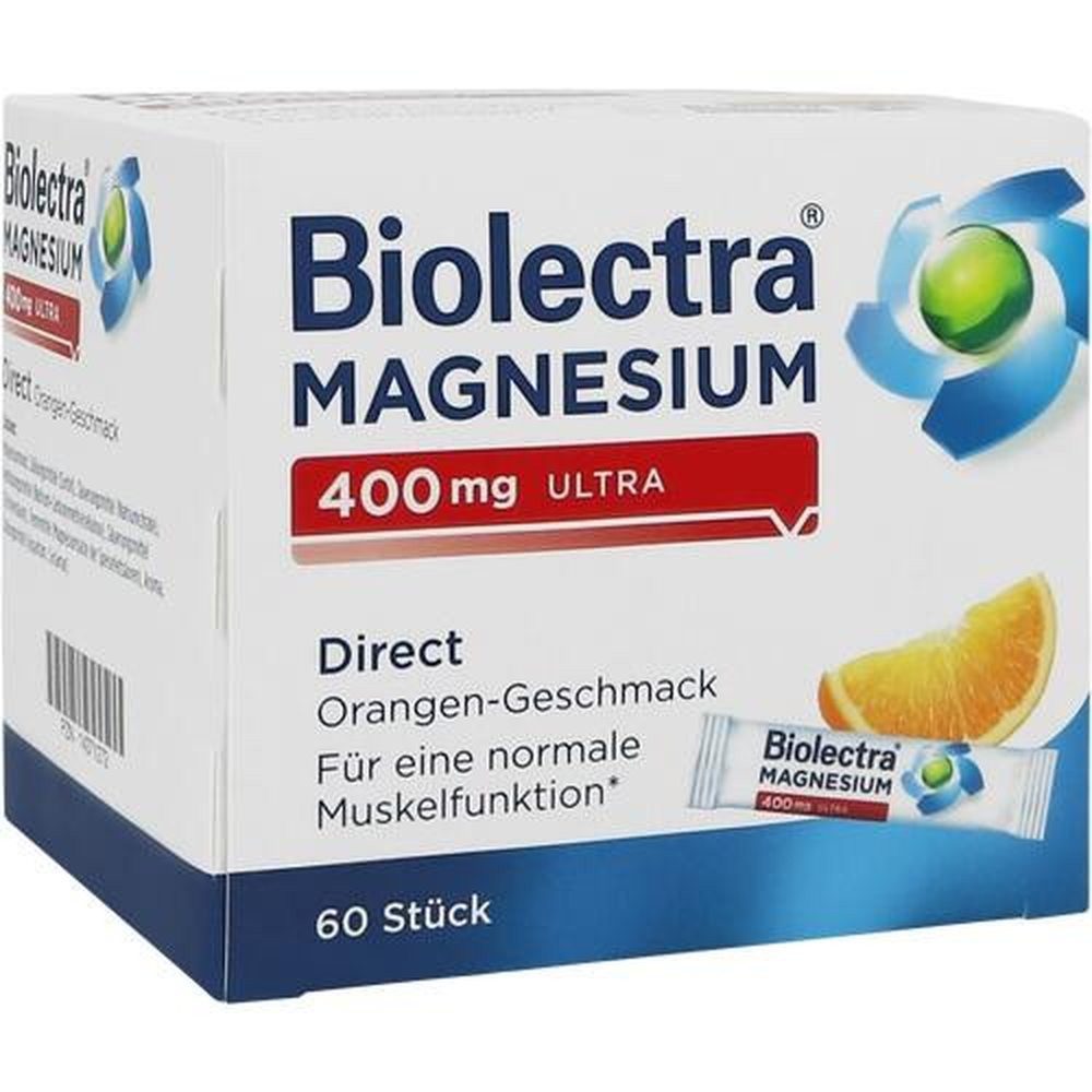 Biolectra BIOLECTRA Magnesium 400 mg ultra Direct Orange 60St Pulversticks