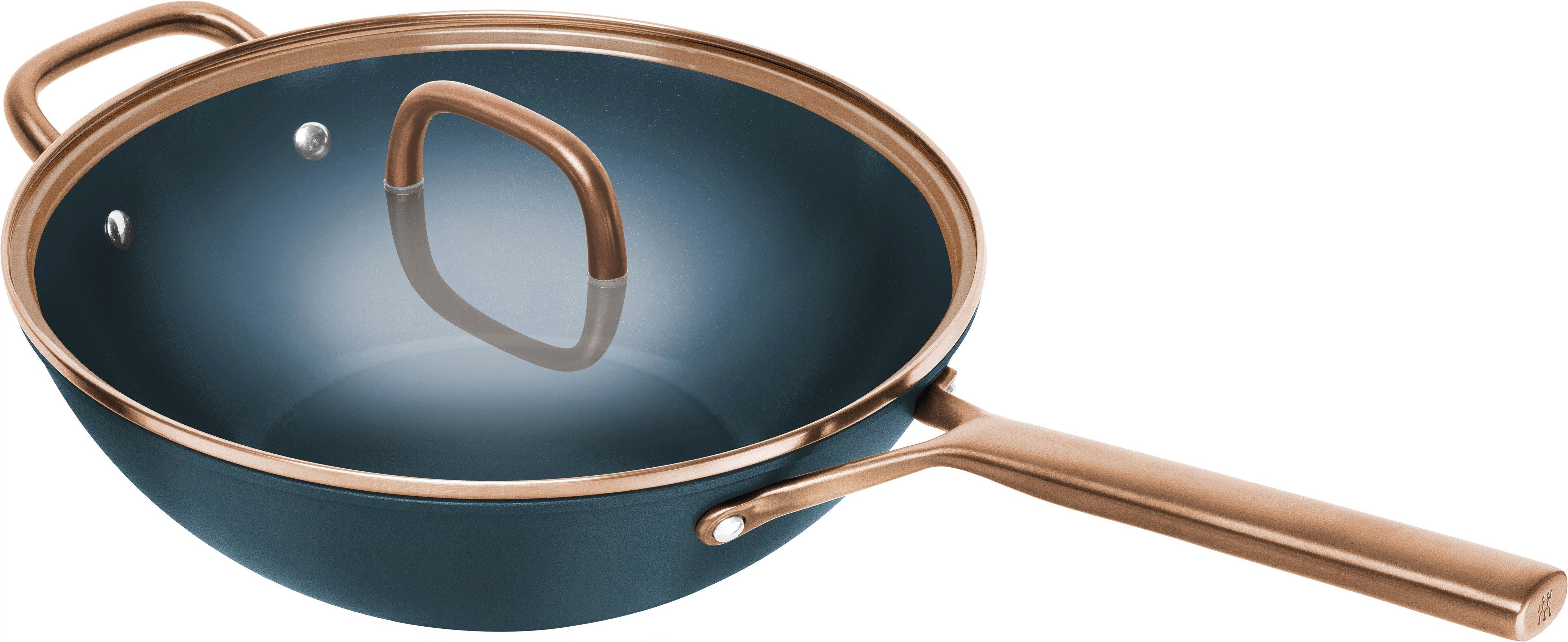 Zwilling Wok Milano, Aluminium (1-tlg), Keramik-Antihaftbeschichtung, Induktion, Made in Italy