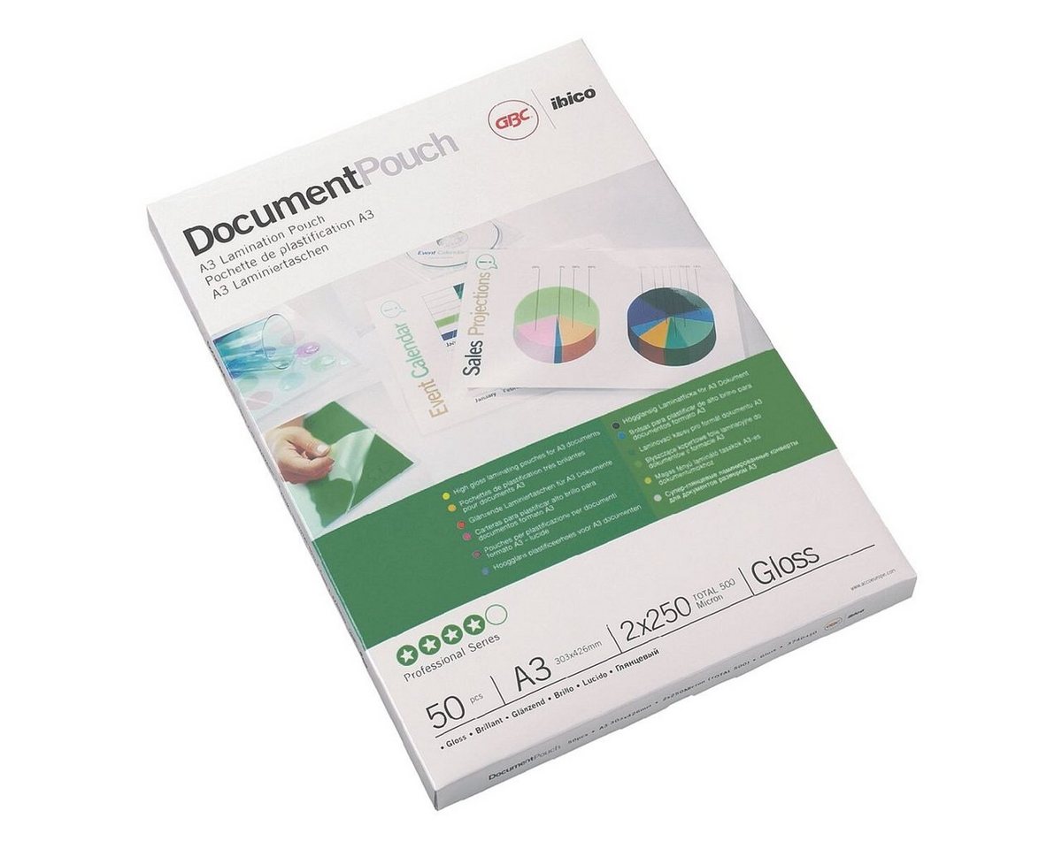 Thumbnail - GBC Laminierfolie Document Pouch, A3 100 mic glänzend