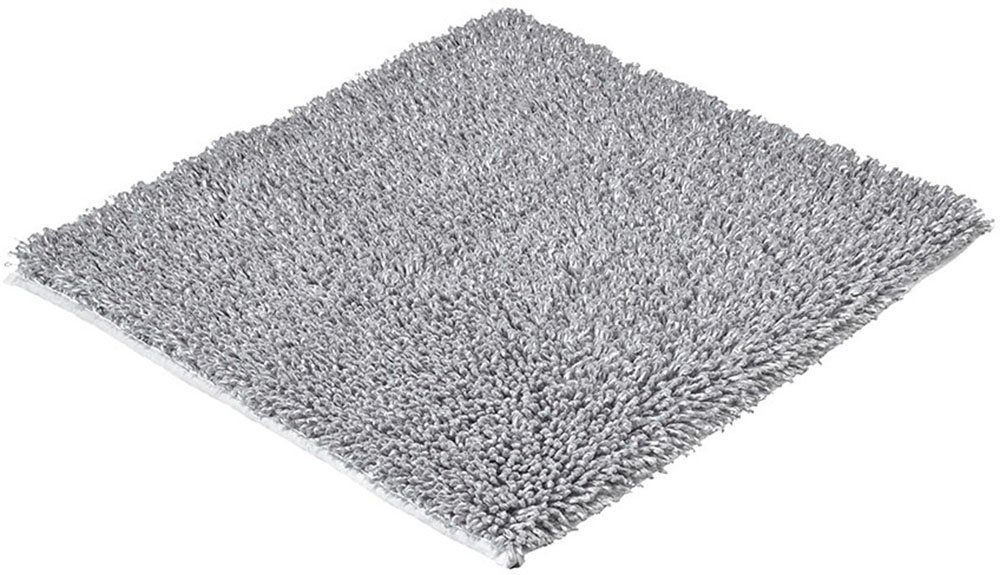 Kleine Wolke Badematte Dana, Badvorleger, Badezimmer Teppich, Höhe 25 mm, rutschhemmend beschichtet, fußbodenheizungsgeeignet, Baumwolle, Polyester, quadratisch, Badteppich, Uni Farben, quadratisch & rechteckig erhältlich