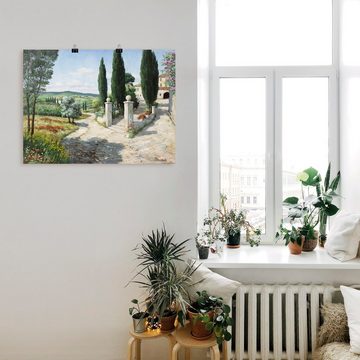 Artland Wandbild Wohnung in der Toskana, Europa (1 St), als Leinwandbild, Poster in verschied. Größen