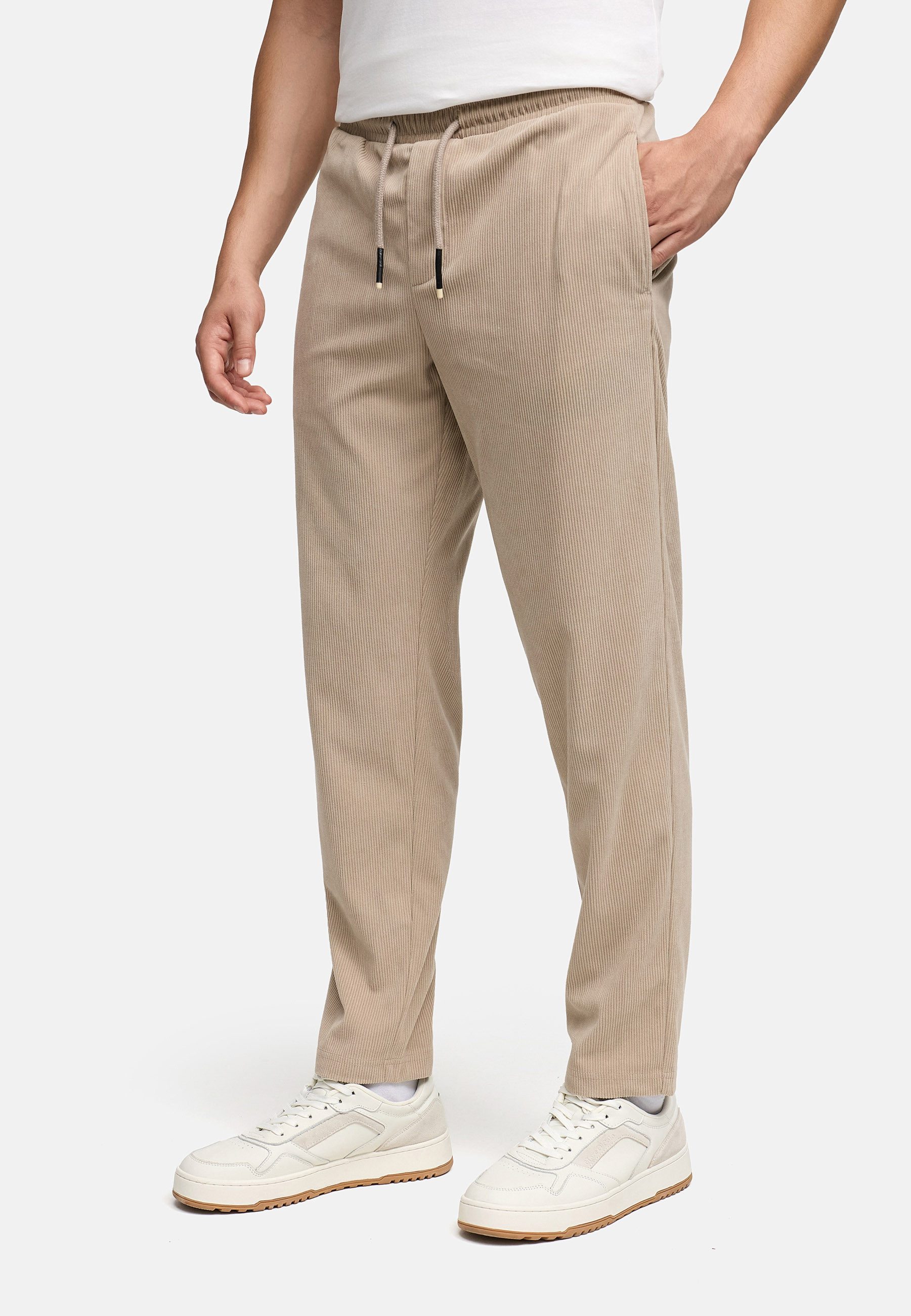 Indicode Chinohose Herren INNemoto Pants Chino Hose Herrenhose mit elastischem Komfortbund