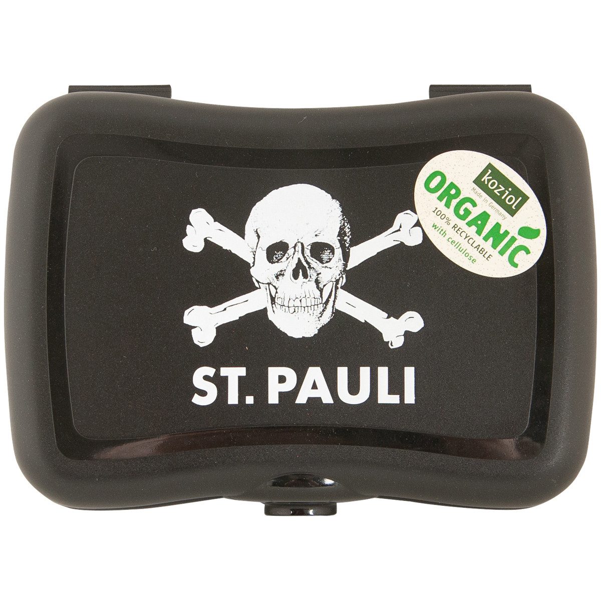 FC St. Pauli Lunchbox FC St. Pauli - Brotdose Nachhaltig Totenkopf - schwarz, Kunststoff