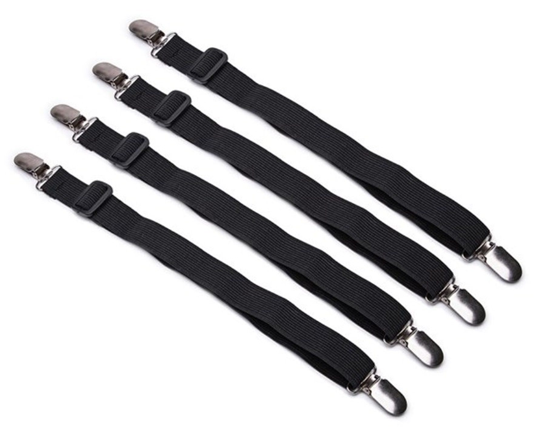 BAYLI Spannbettlaken Verstellbare Bettlakenspanner [12er Set], Betttuchspan günstig online kaufen
