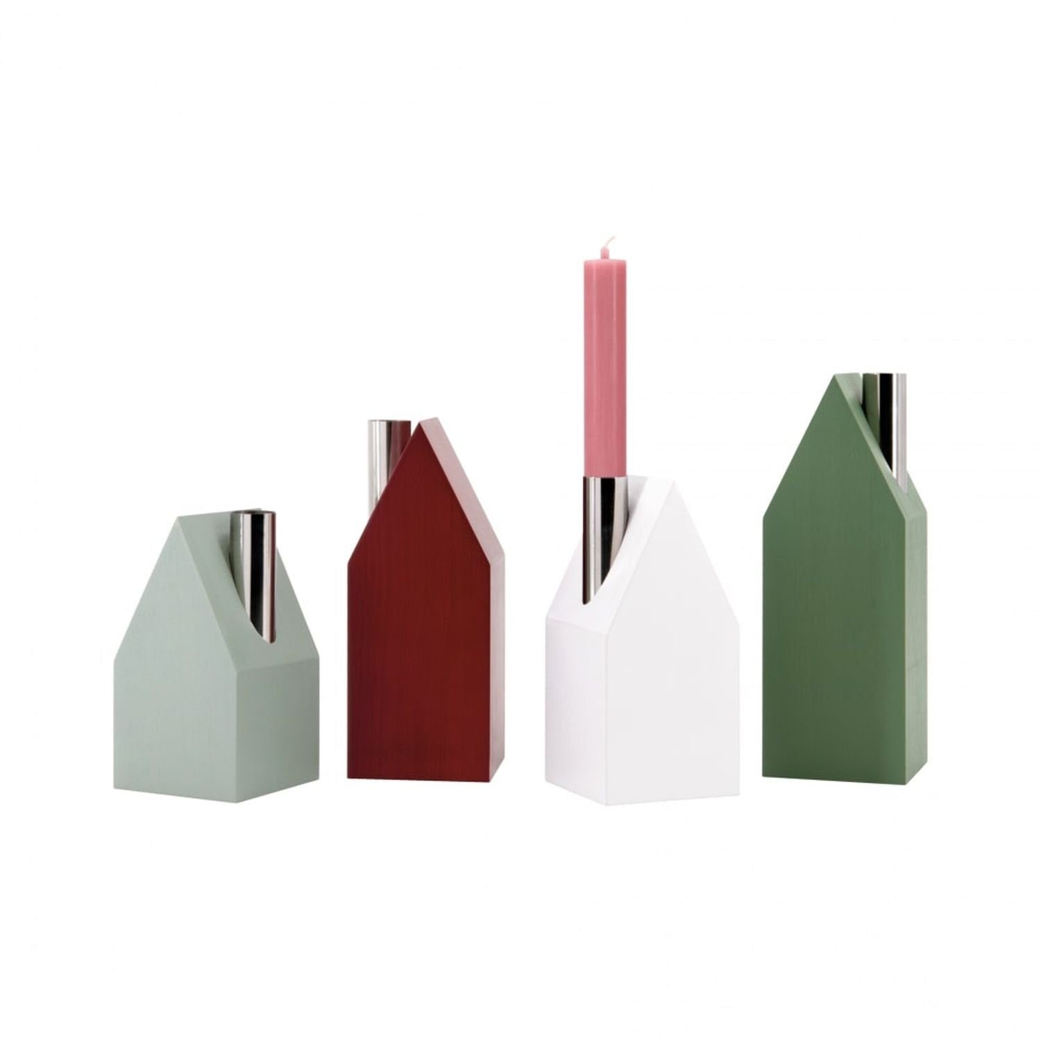 Remember Kerzenhalter Kerzenhäuser, 4er Set günstig online kaufen