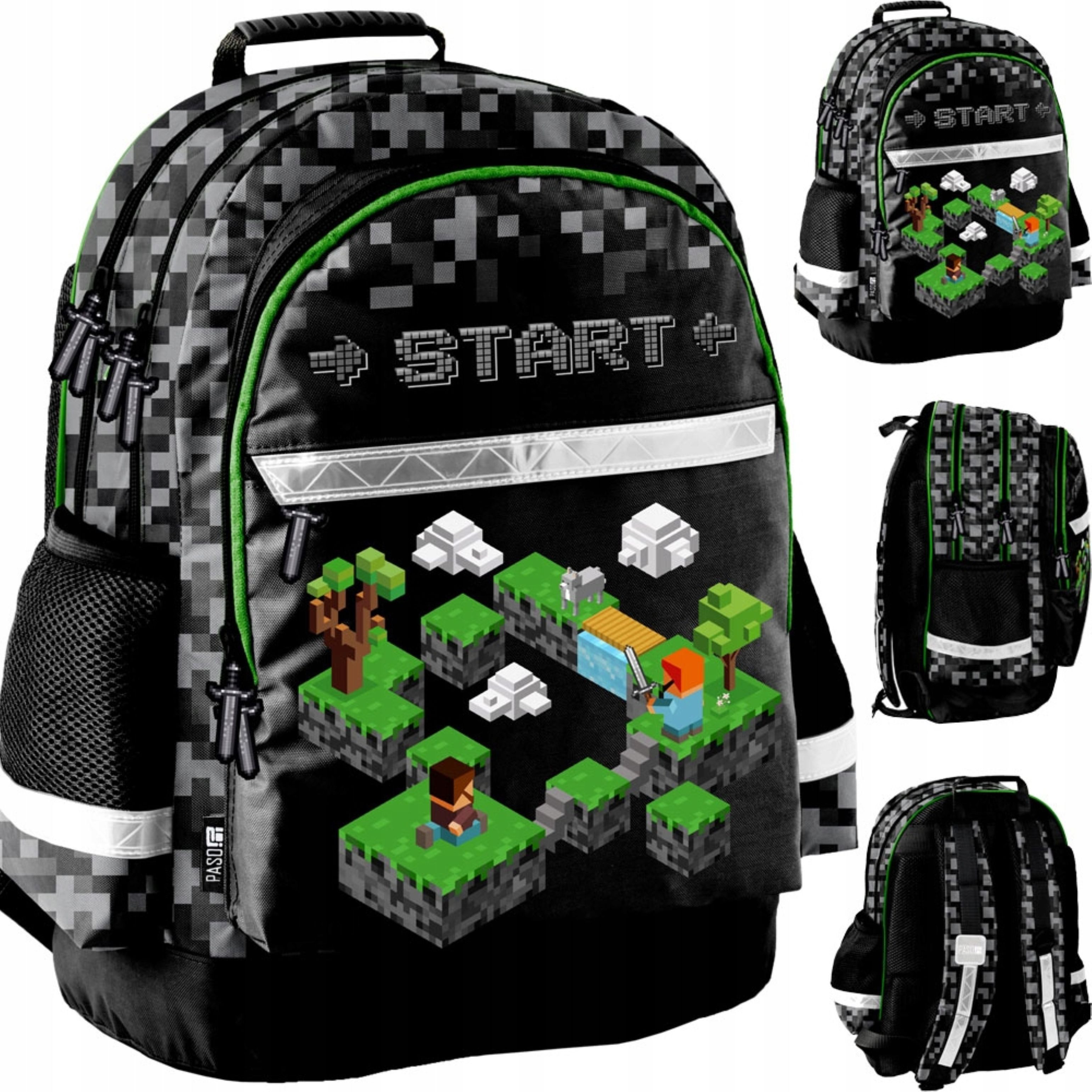 PASO Schulrucksack Leichter, wasserdichter Schulrucksack mit ergonomischem Design