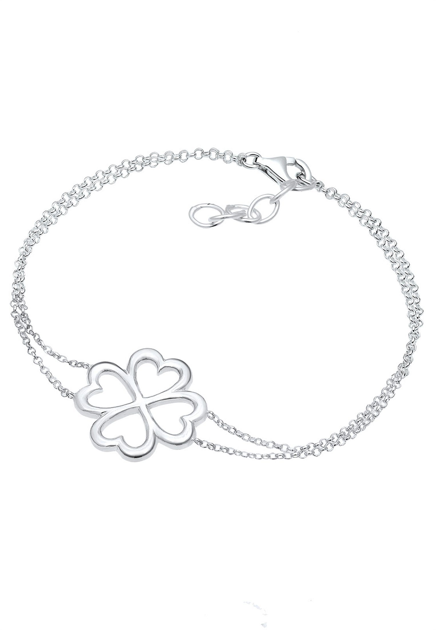 Elli Armband Kleeblatt Glücksbringer Luck 925 Silber
