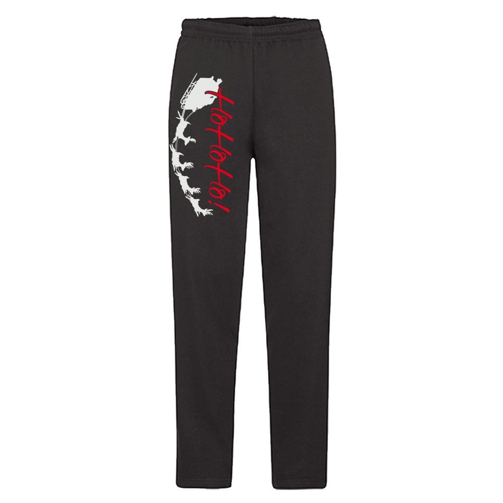 G-graphics Sweatpants Hohoho . Santa im Rentierschlitten Jogginghose / Pants mit Print / Aufdruck