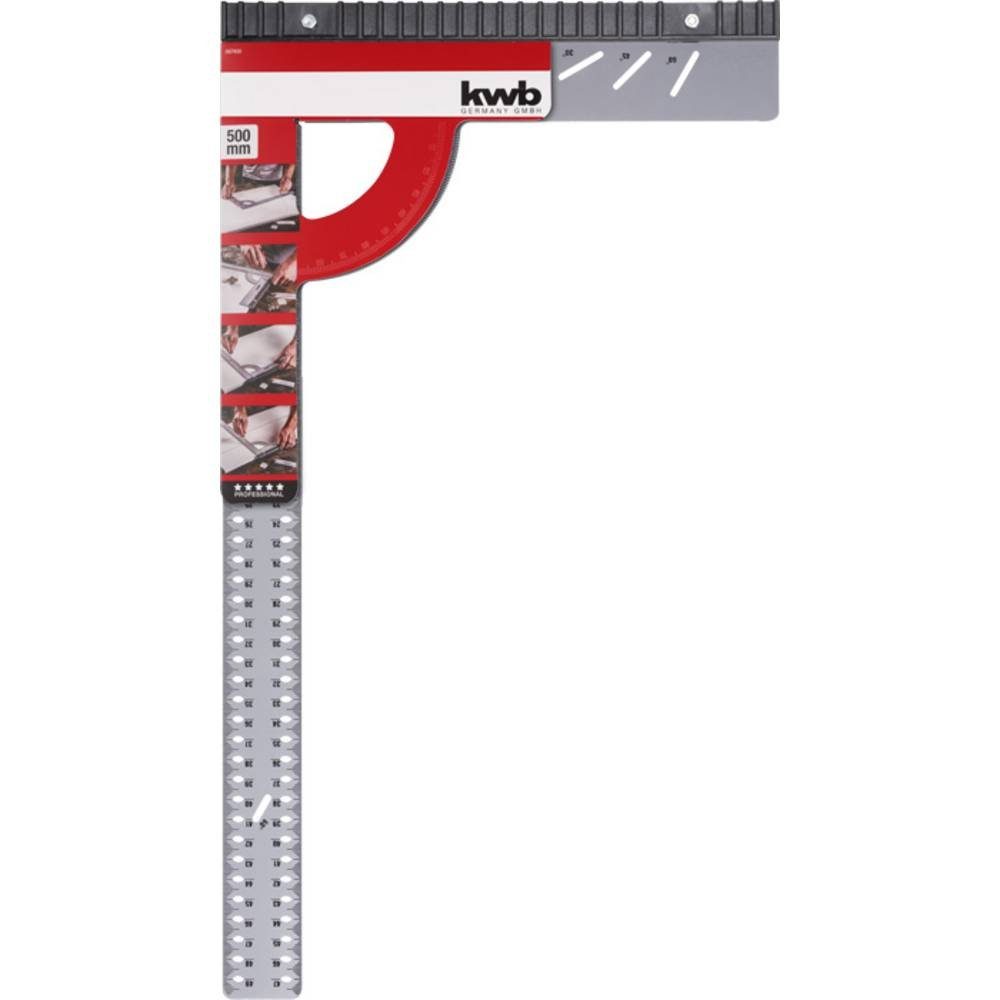 kwb Winkelmesser Universal-Zimmermannswinkel, 500 x 280 mm 067450