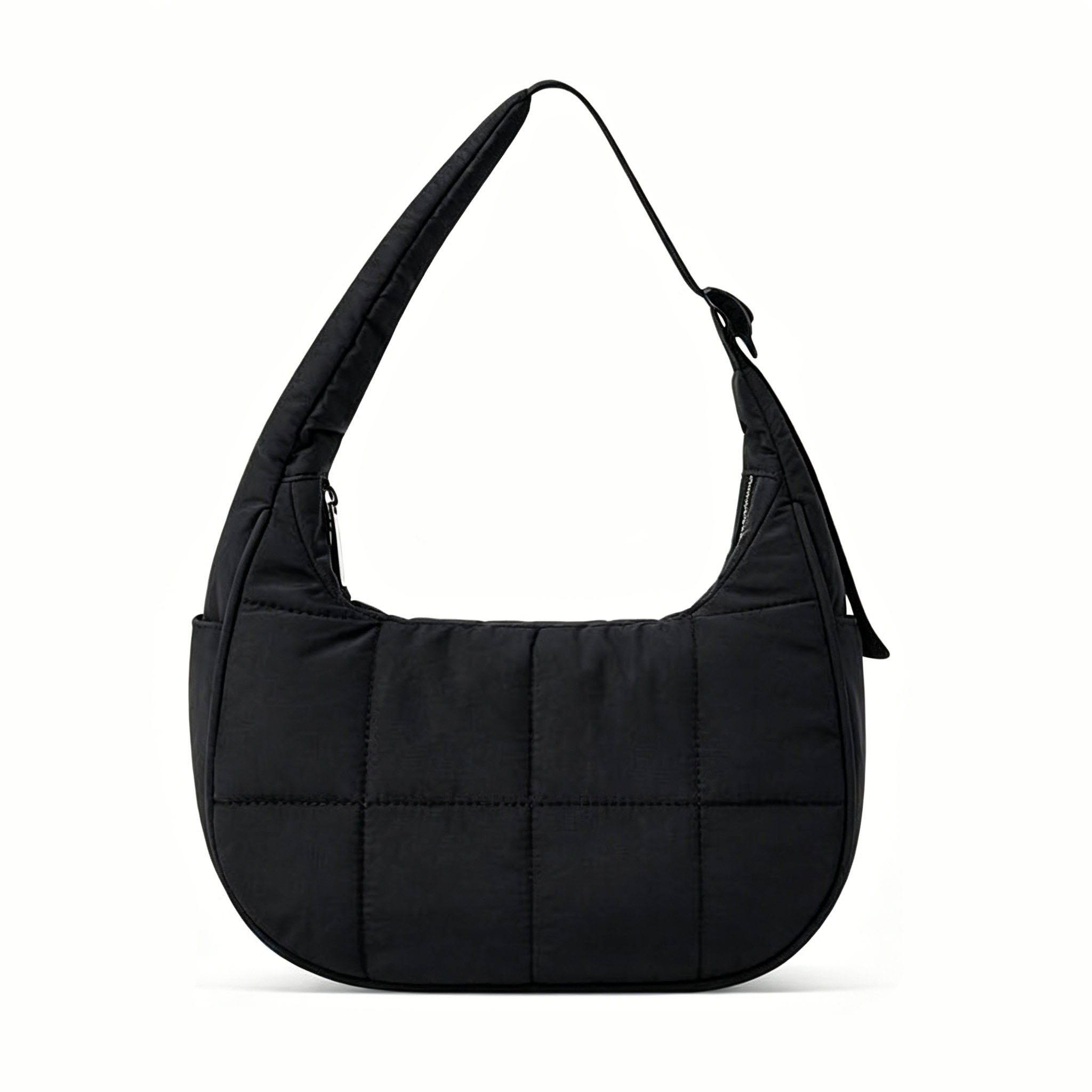 nsihing Schultertasche Damen-Schultertasche, halbmondförmige Schultertasche, kleine Damen-Umhängetasche, Nylon-Handtasche