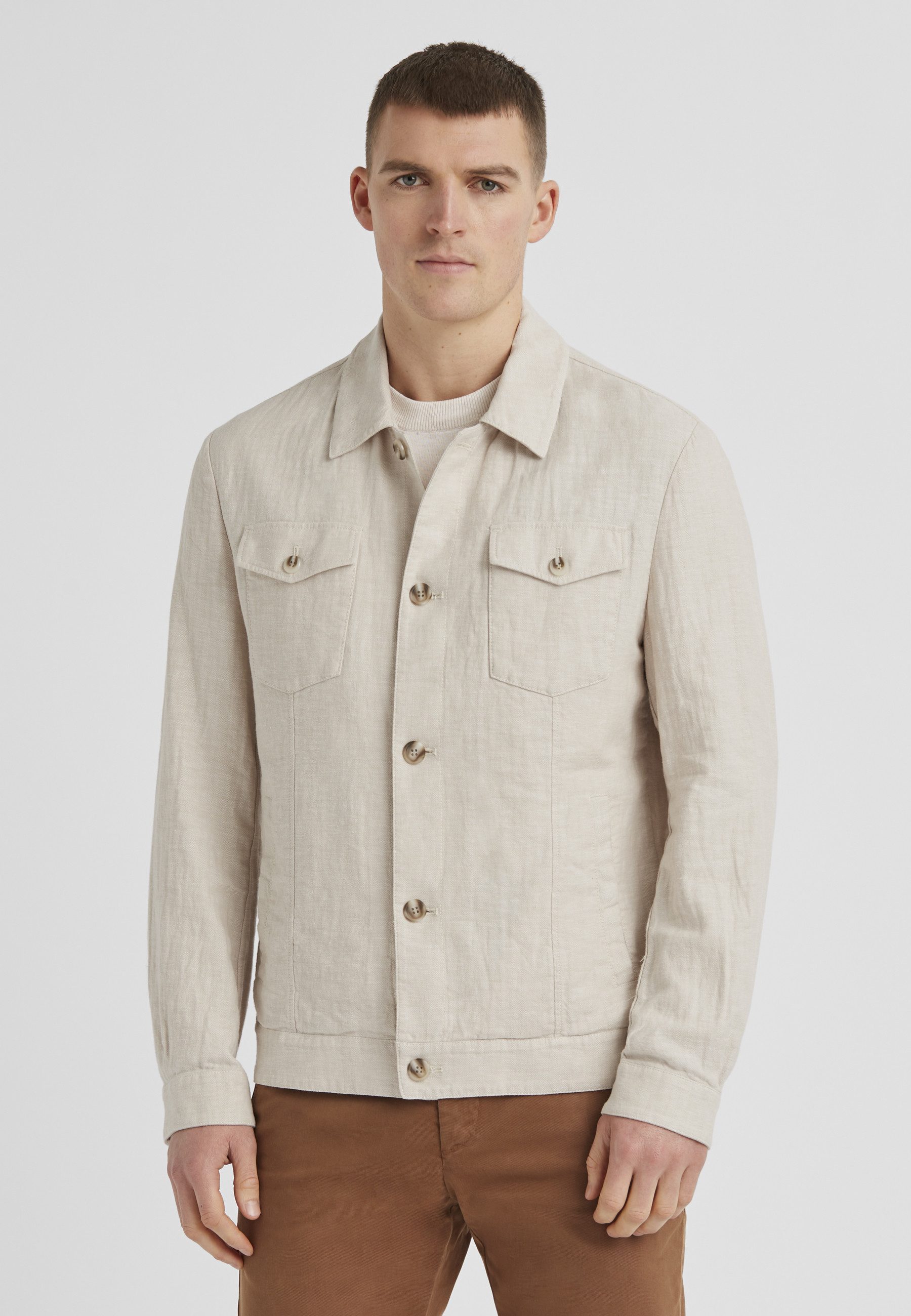 Milestone Hemdjacke MSDetroit Herren Overshirt Übergangsjacke