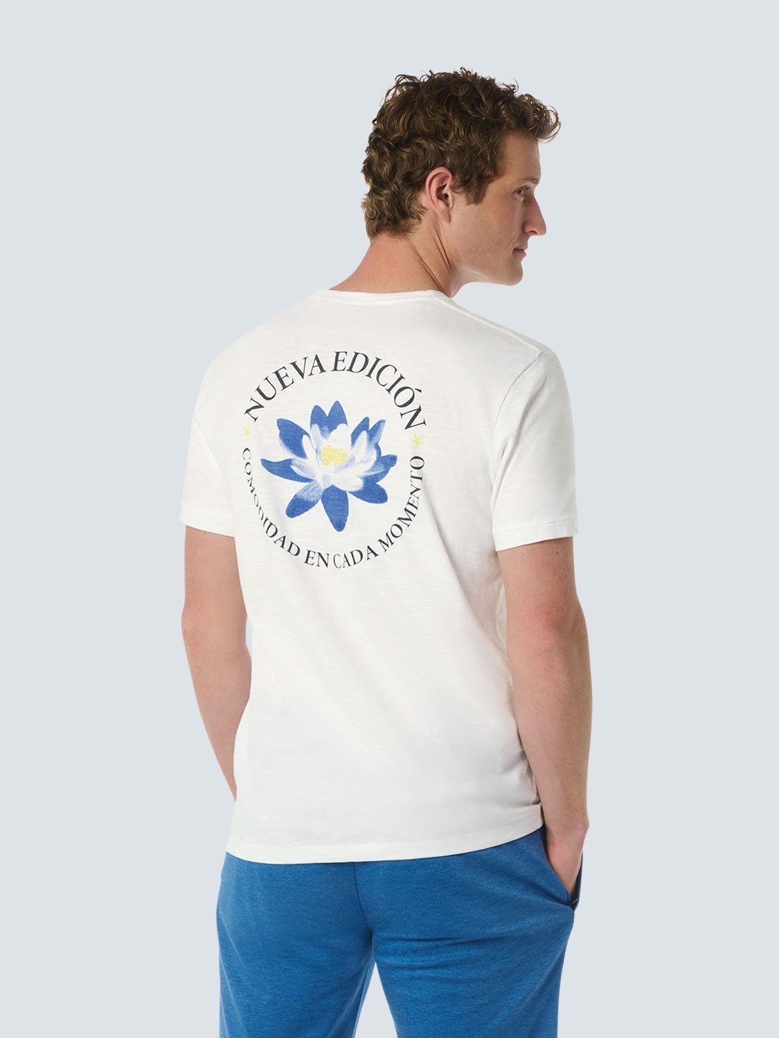 NO EXCESS T-Shirt mit Front- und Backprint
