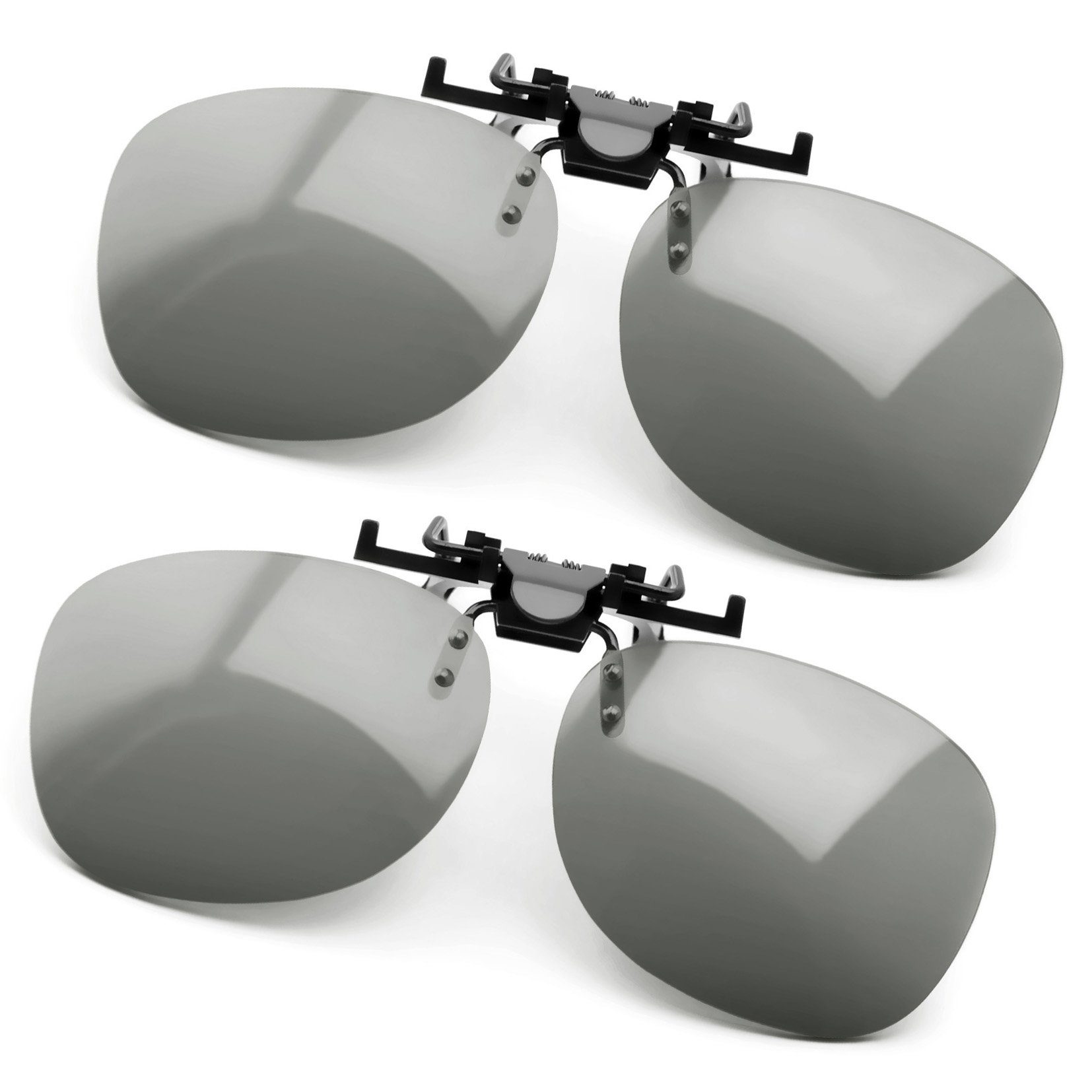 PRECORN 3D-Brille 2x 3D Brille Clip-On Universale passive 3D Brille für Очкиträger