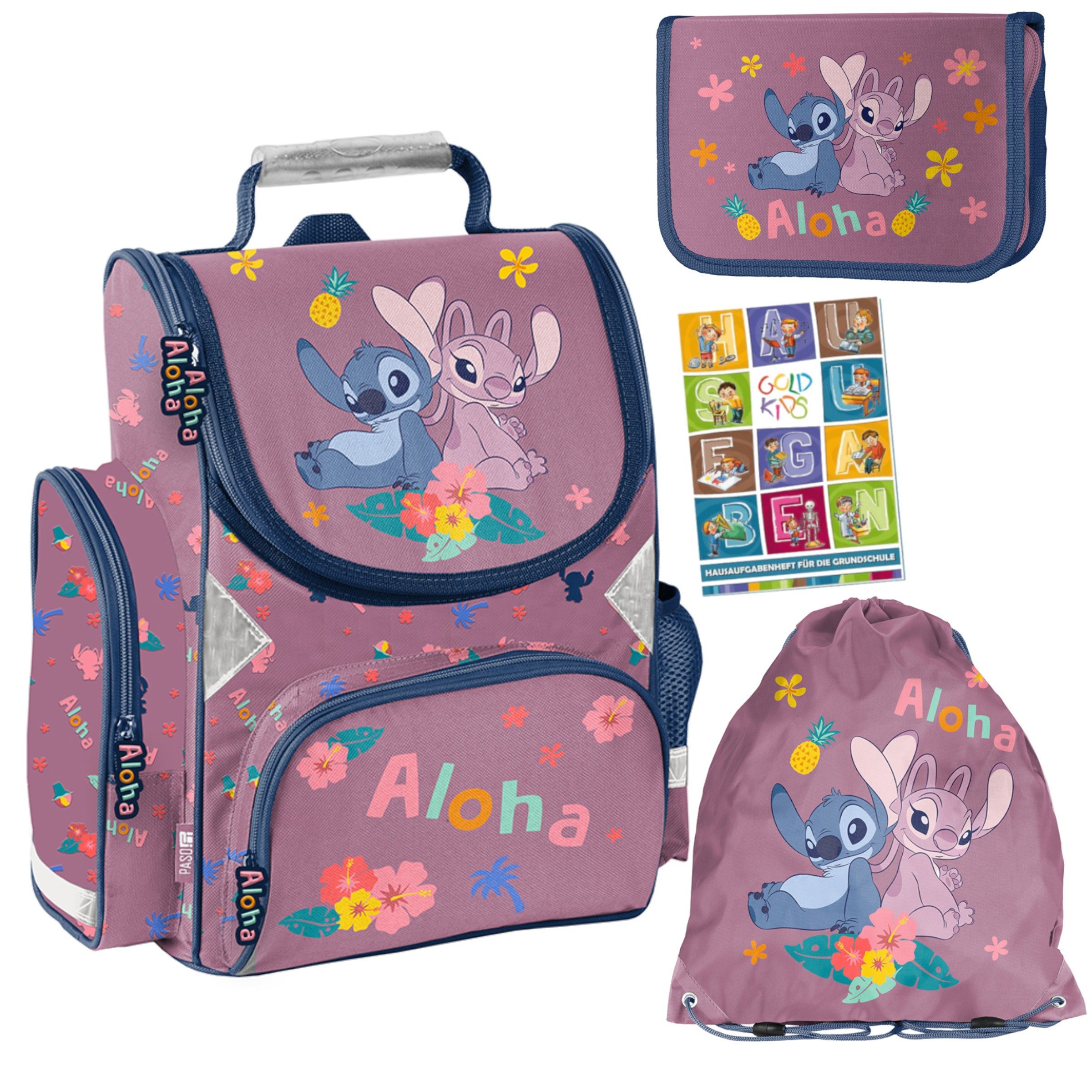 Schulranzen für Jungen und Mädchen, Set