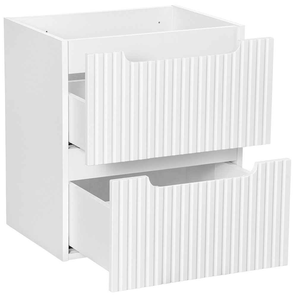 Lomadox Unterschrank NEWPORT-56-WHITE Waschtischunterschrank, weiß mit günstig online kaufen