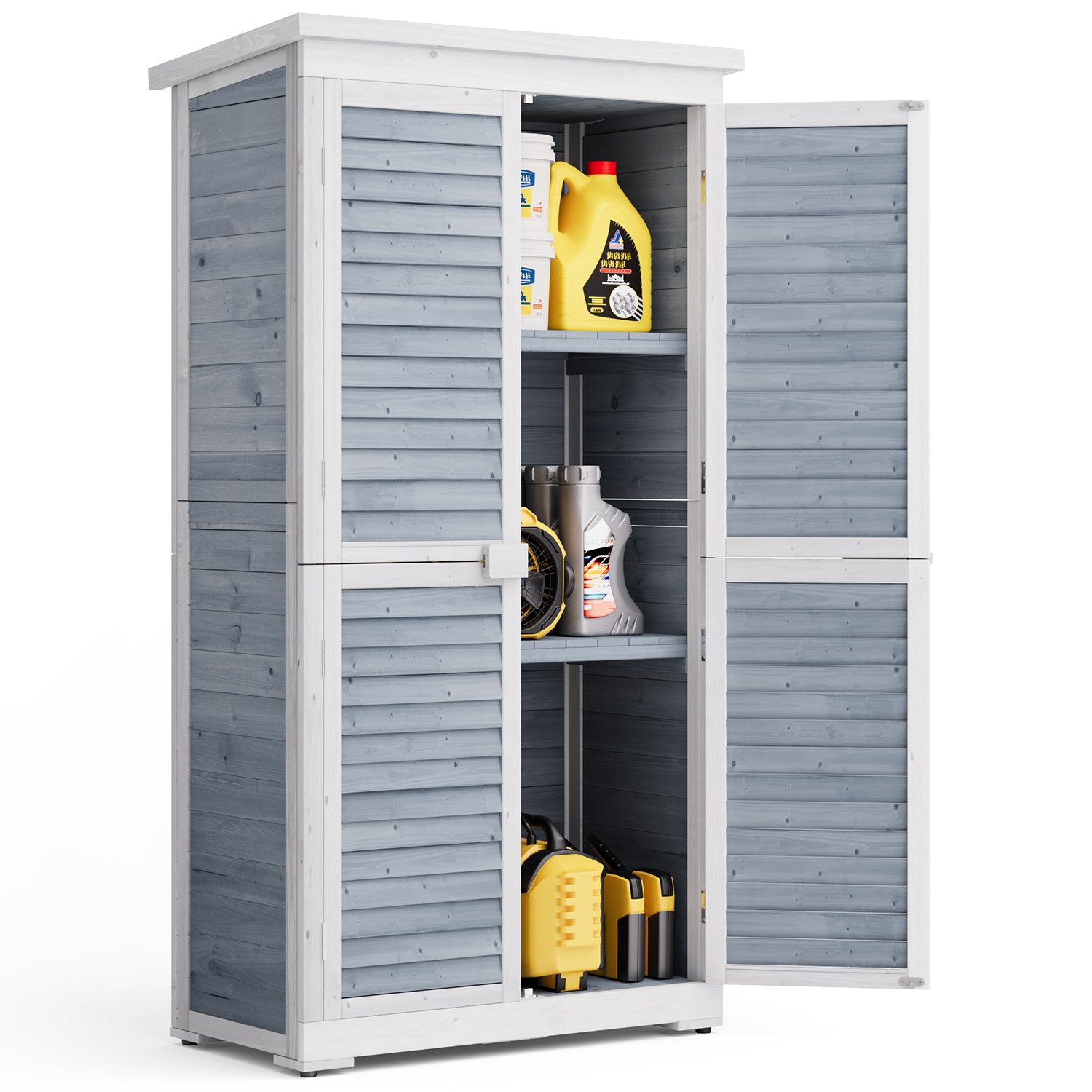 Bealife Gartenhaus Gartenschrank, Holz, wetterfest, mit günstig online kaufen
