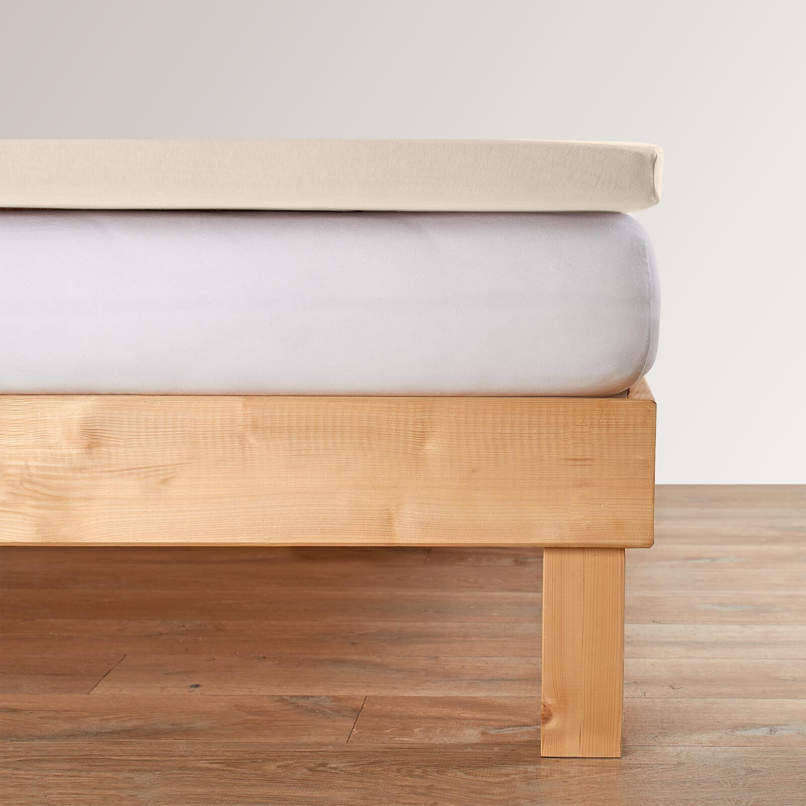 BETTWARENSHOP Spannbettlaken Topper Spannbetttuch, Jersey, Gummizug: Rundum günstig online kaufen