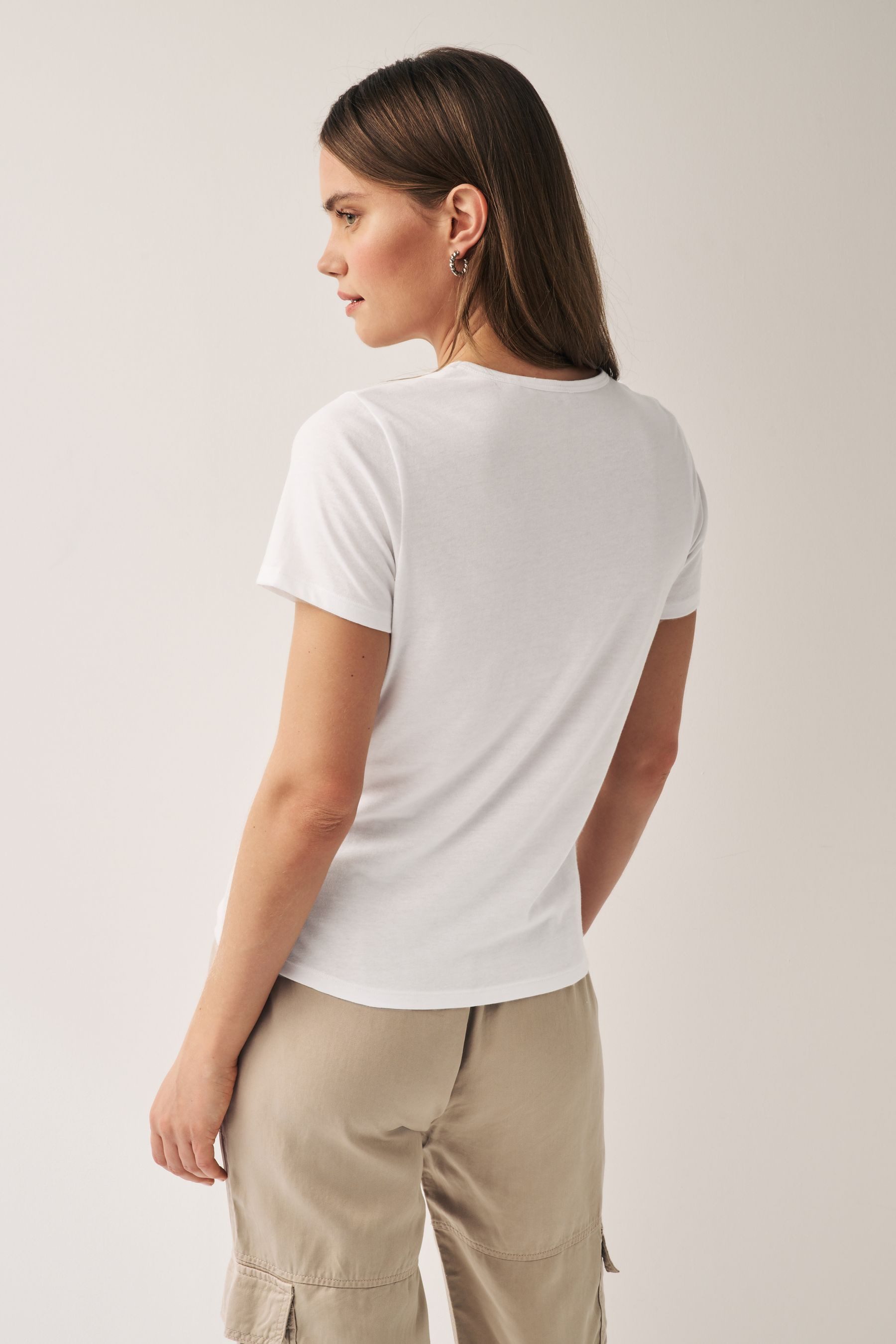 Next T-Shirt The Everyday Kurzarm-T-Shirts, 5er-Pack günstig online kaufen