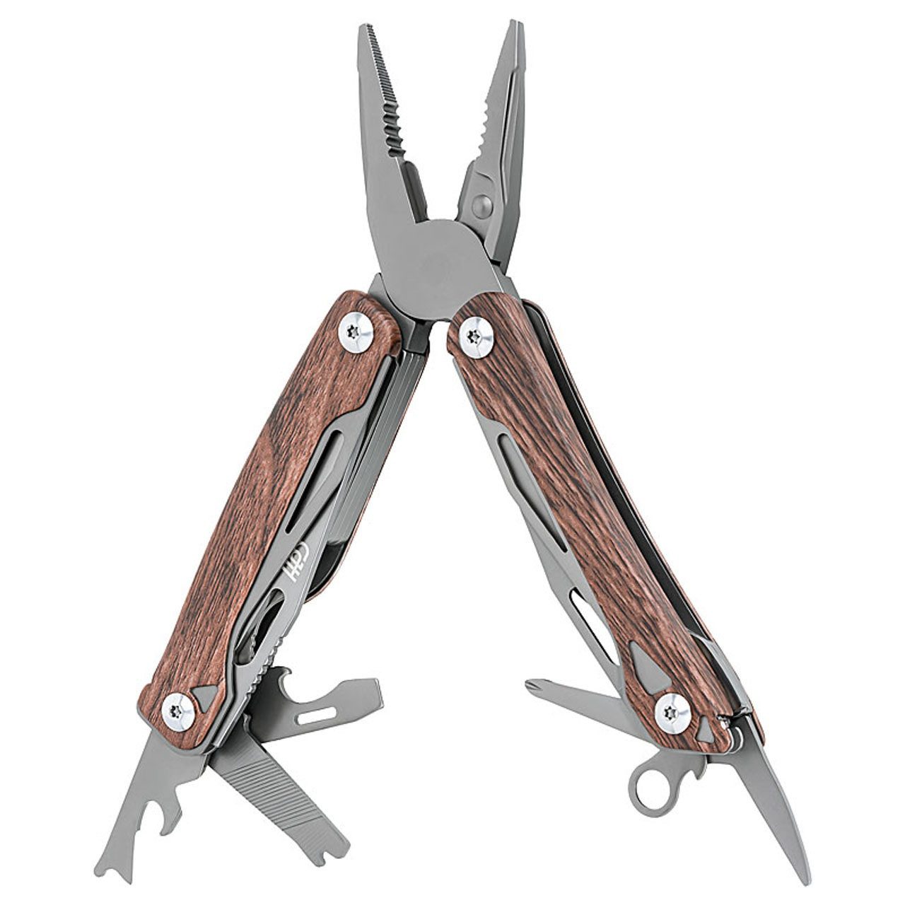 Multitool CJH Mini-Multitool, Holzoptik