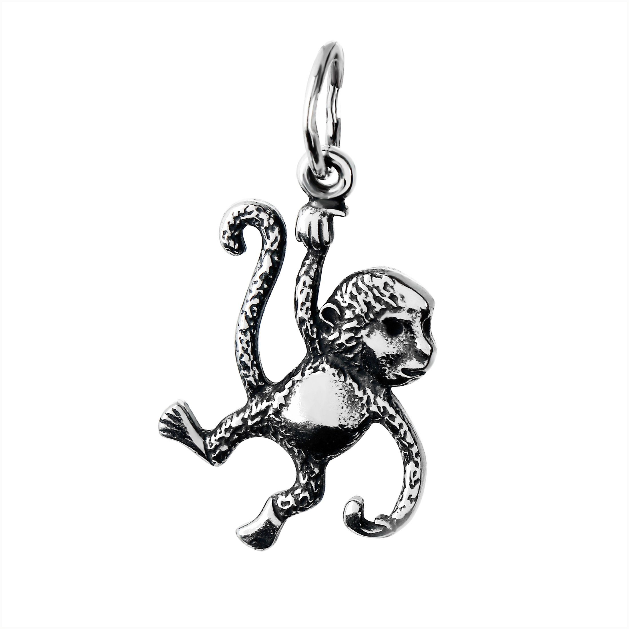 NKlaus Kettenanhänger 925 Sterling Silber Affe günstig online kaufen