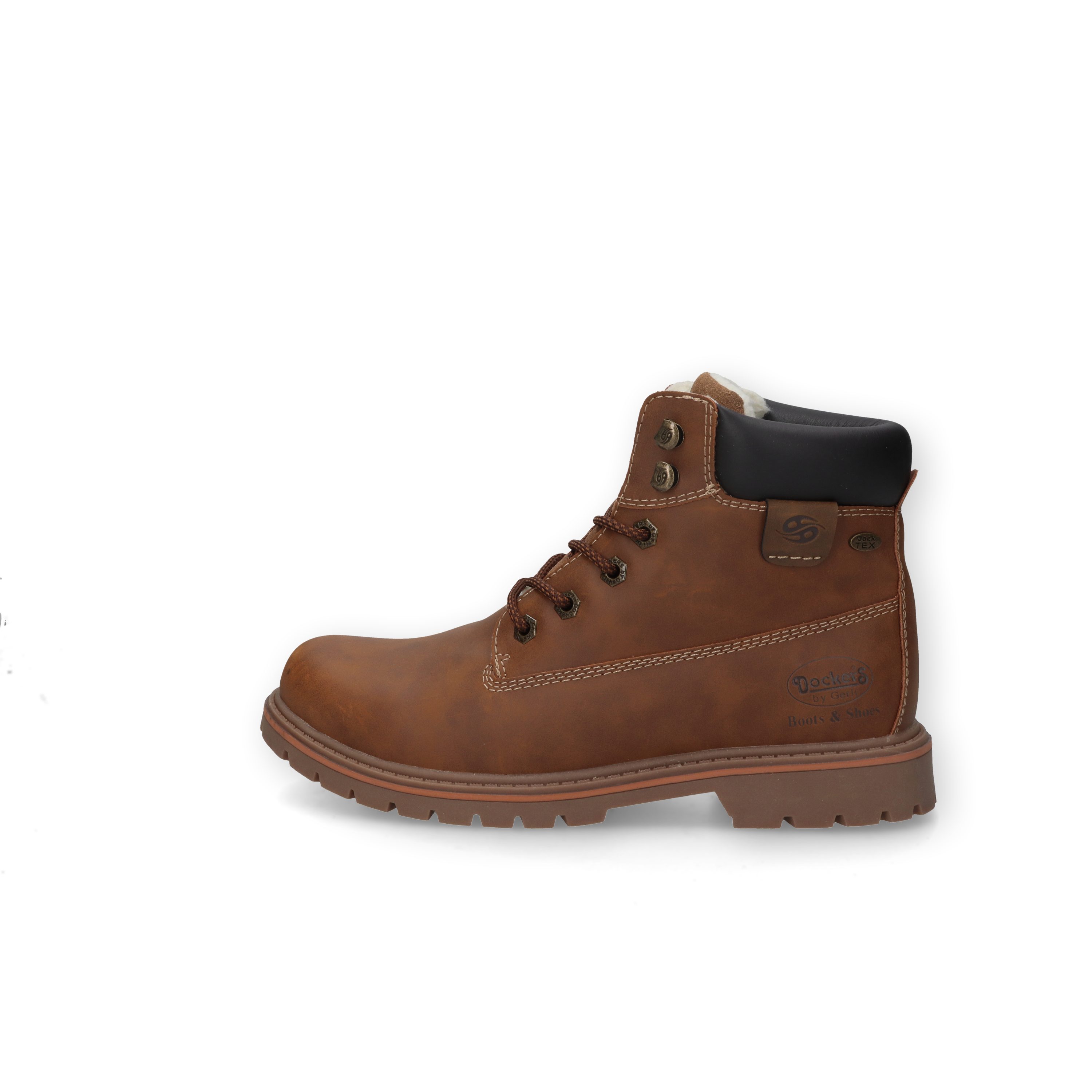 Dockers by Gerli Schnürboots Workerboots, Schnürstiefelette mit Schaftrandpolsterung