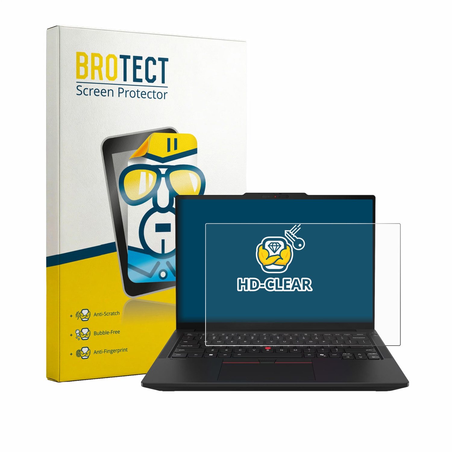 BROTECT Displayschutzfolie Schutzfolie für Lenovo ThinkPad T14 Gen 7, Displayschutz Schutz Folie Klar Transparent