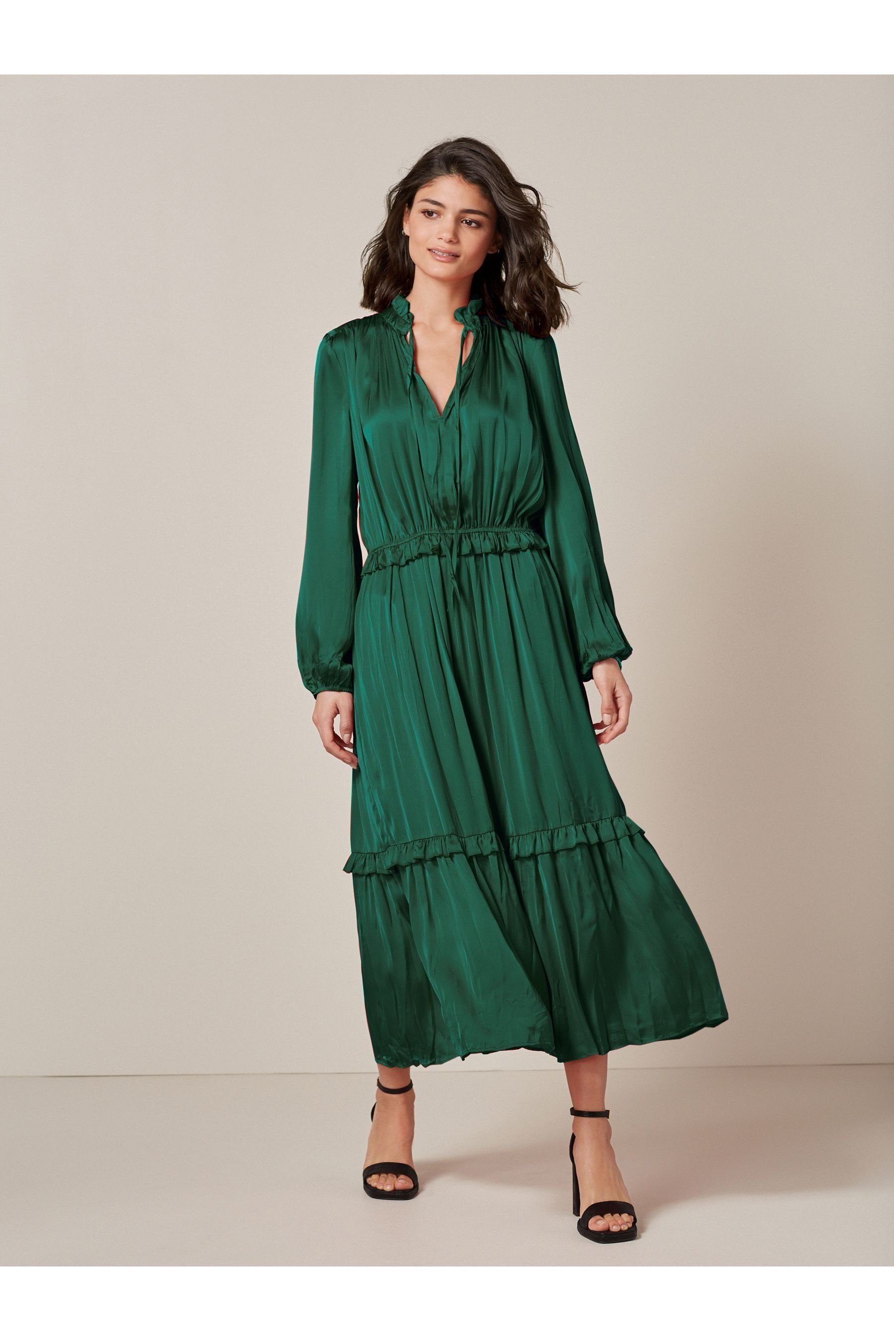 Next Midikleid Midikleid aus Satin mit günstig online kaufen