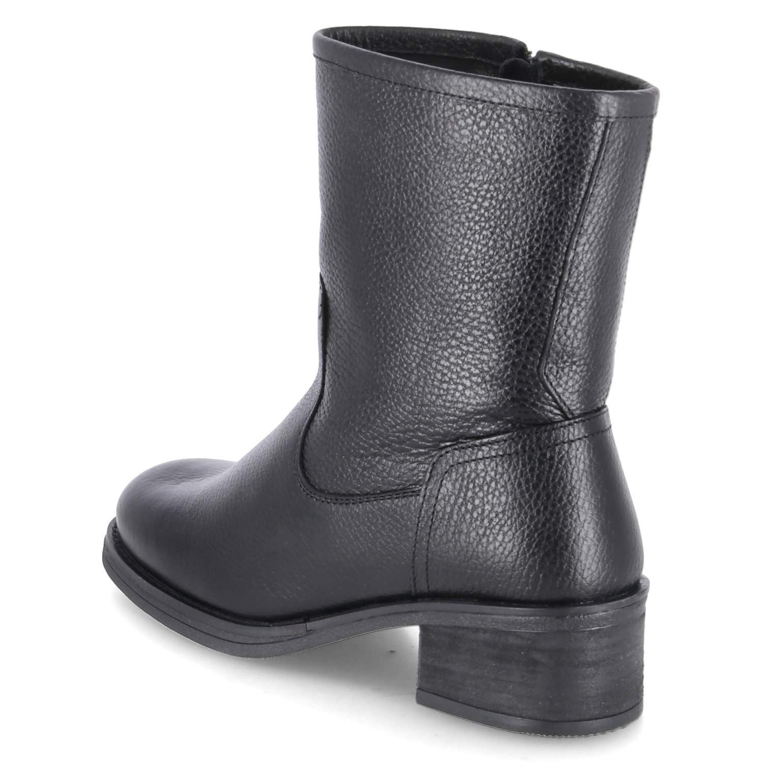 Kaerlek Kaerlek Ellis-17 Black Damen Glattleder schwarz Winterstiefel