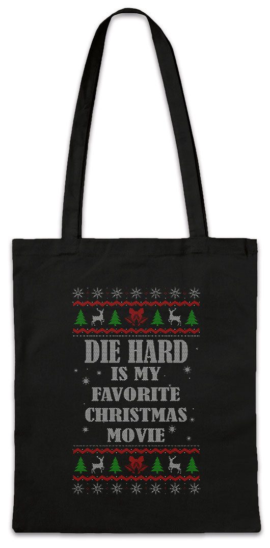 Urban Backwoods Beuteltasche My Favorite Christmas Movie Stofftasche Merry Hard Santa Die Langsam (1-tlg), X-Mas Stirb Claus Weihnachten
