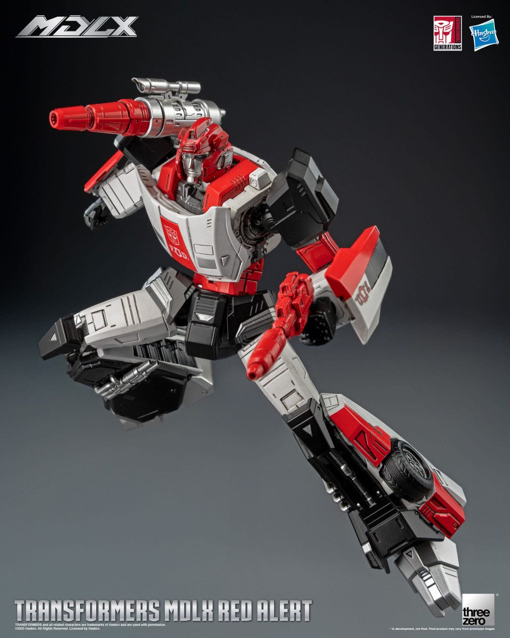 ThreeZero Actionfigur Transformers MDLX Actionfigur Red Alert 15 cm