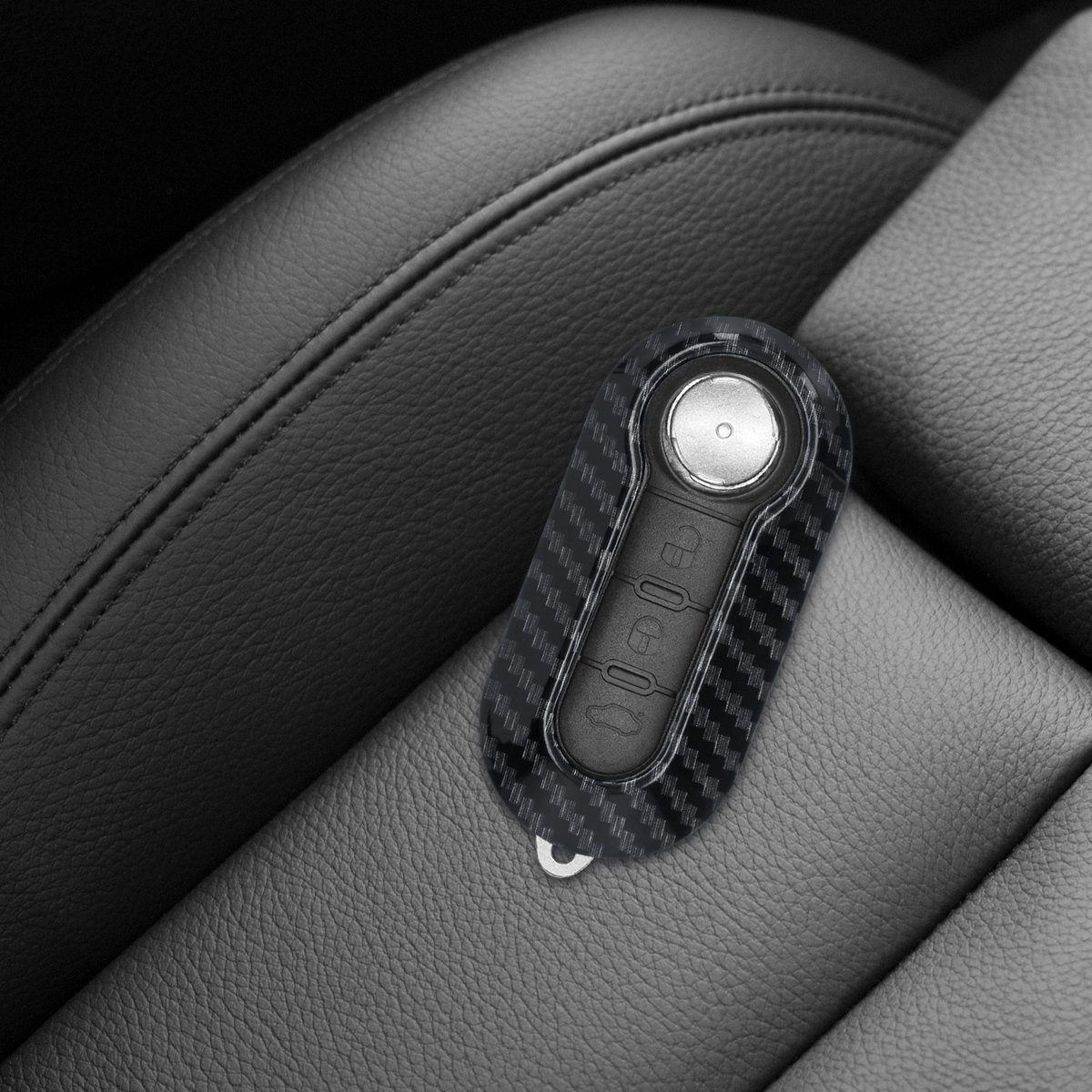 kwmobile Schlüsseltasche Autoschlüssel Schutzhülle Fiat Lancia Schlüsselhülle für Hardcover Hülle für Lancia, Fiat