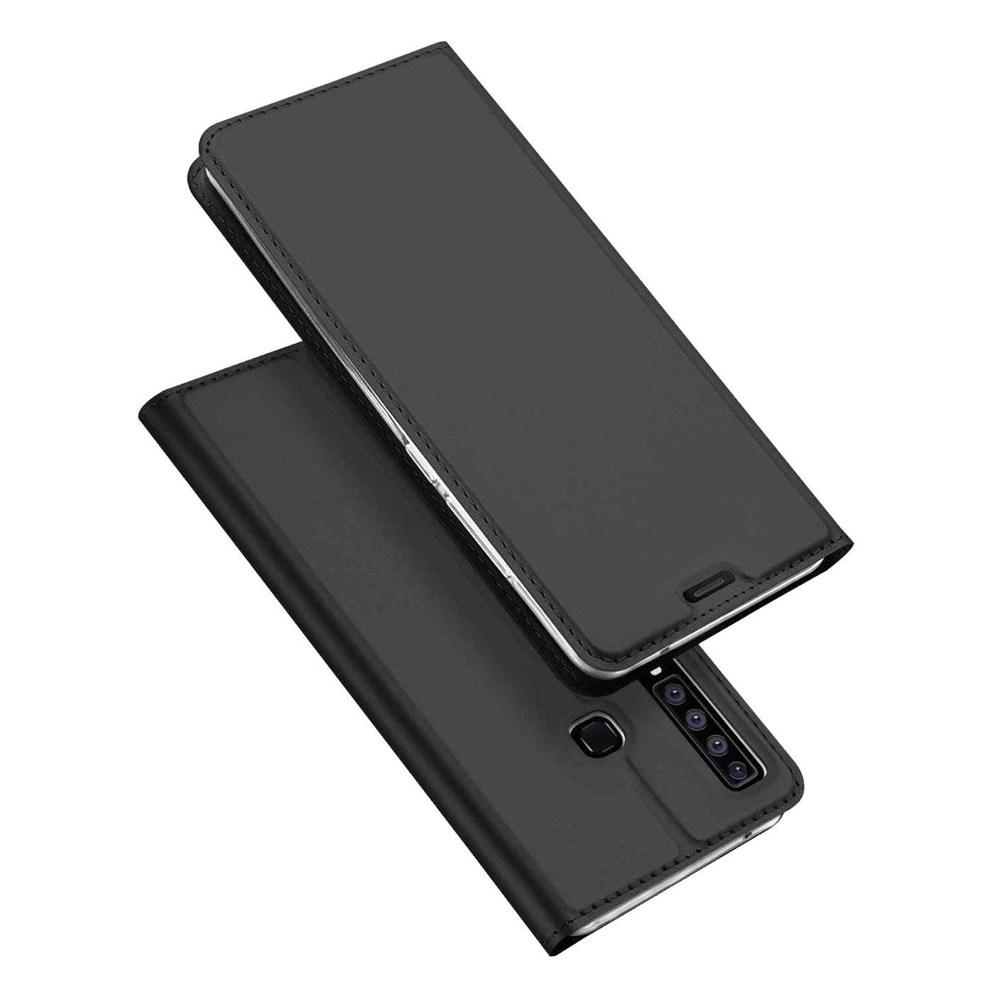 CoolGadget Handyhülle Magnet Case Handy Tasche für Samsung Galaxy A9 2018 6,3 Zoll, Hülle Klapphülle Ultra Slim Flip Cover für Samsung A9 2018 Schutzhülle