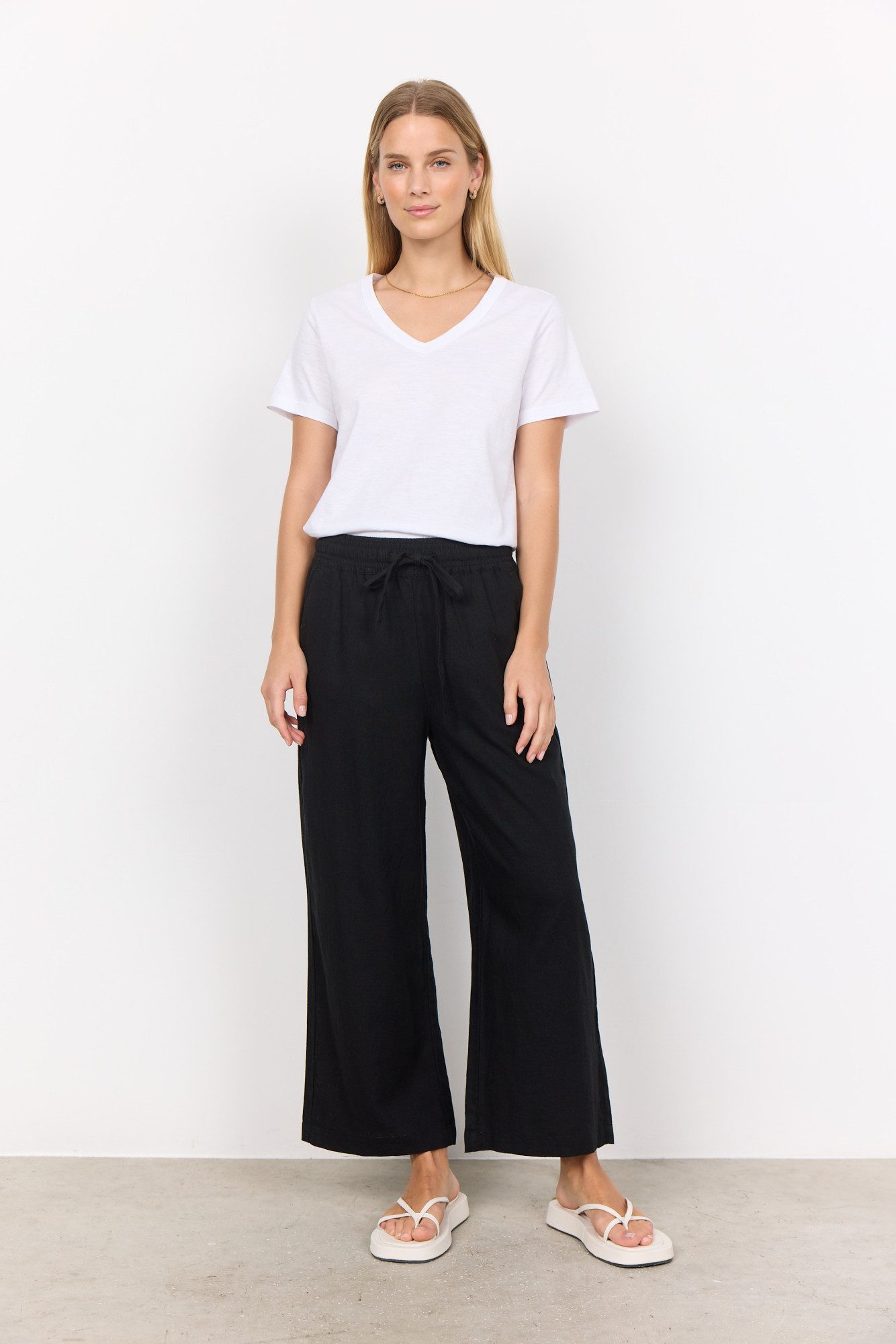 soyaconcept Schlupfhose SC-INA 12-C Viskosemischung mit Leinen